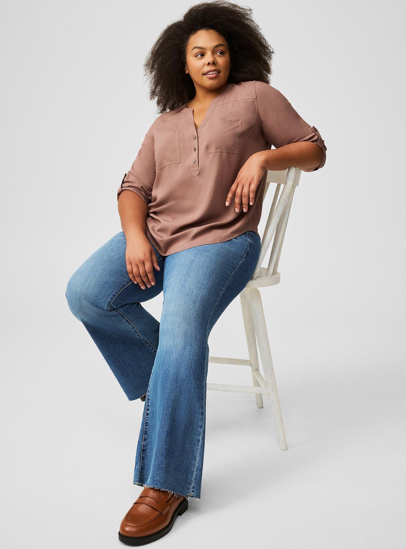 Harper 3/4 Sleeve Pullover Blouse Product Image