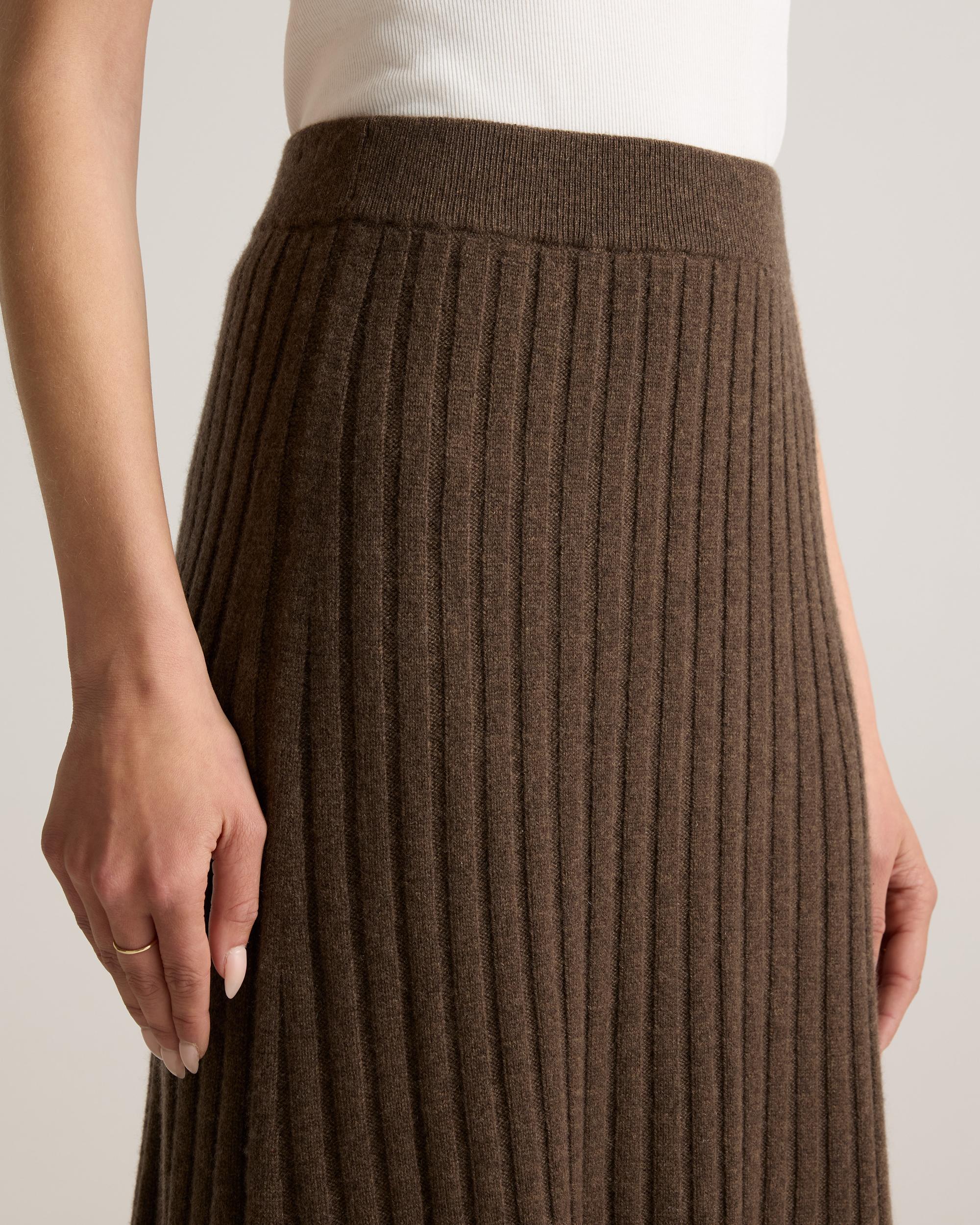 Quince | Women's Mongolian Cashmere Midi Skirt Product Image
