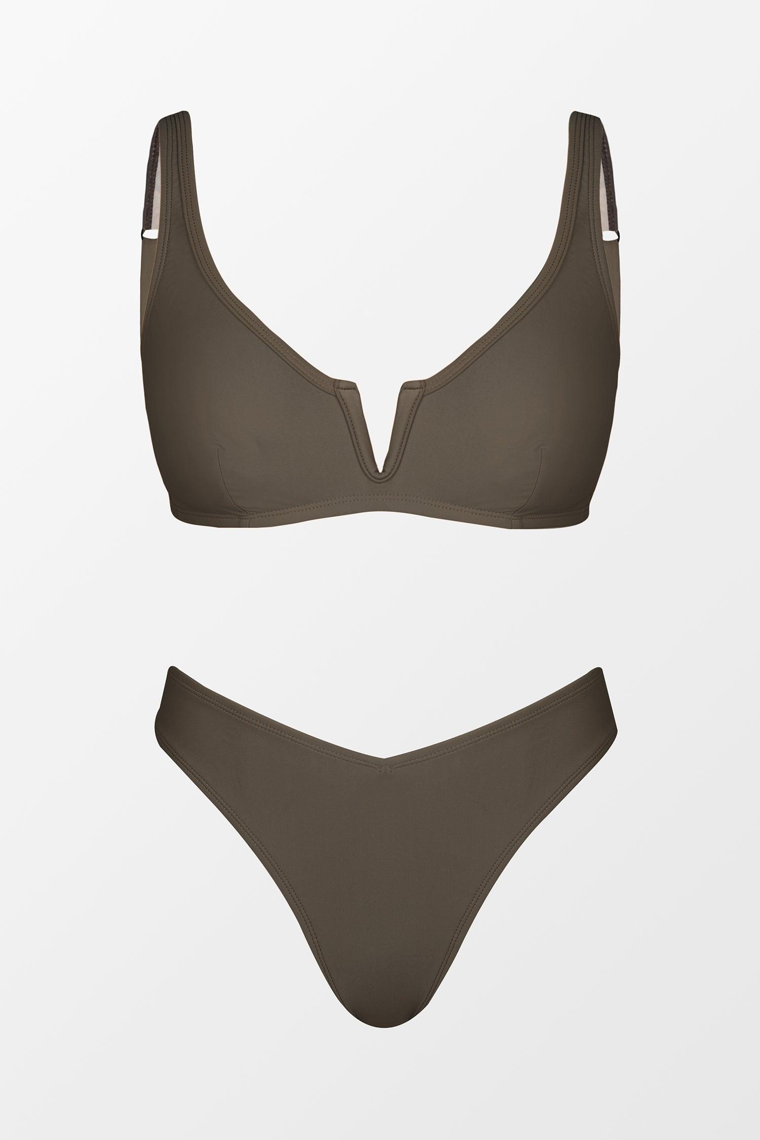 X STASSIE Oasis V-Wire Bralette & V-Cut Cheeky Bikini Set Product Image