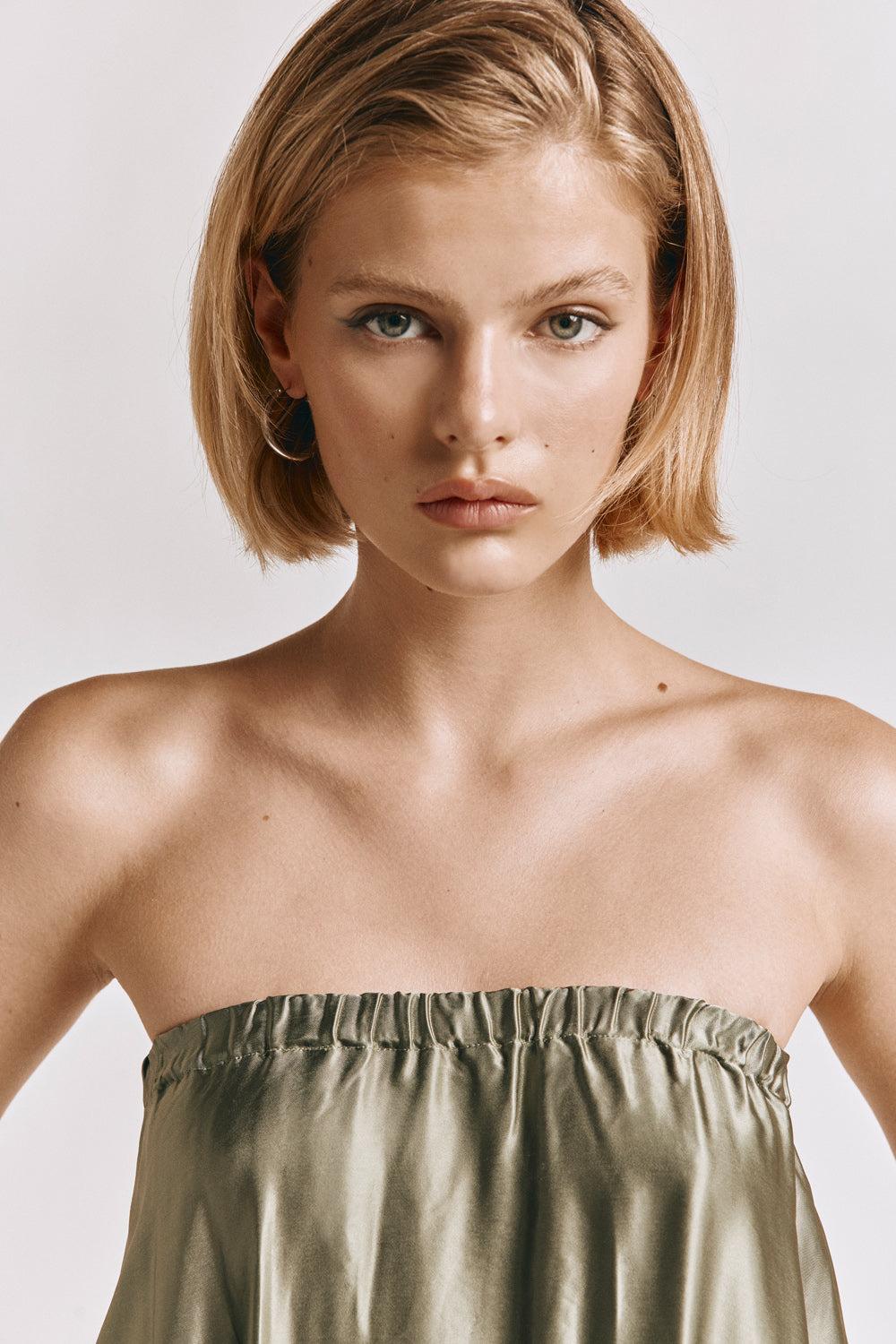 Lenni Maxi Dress Olive Product Image