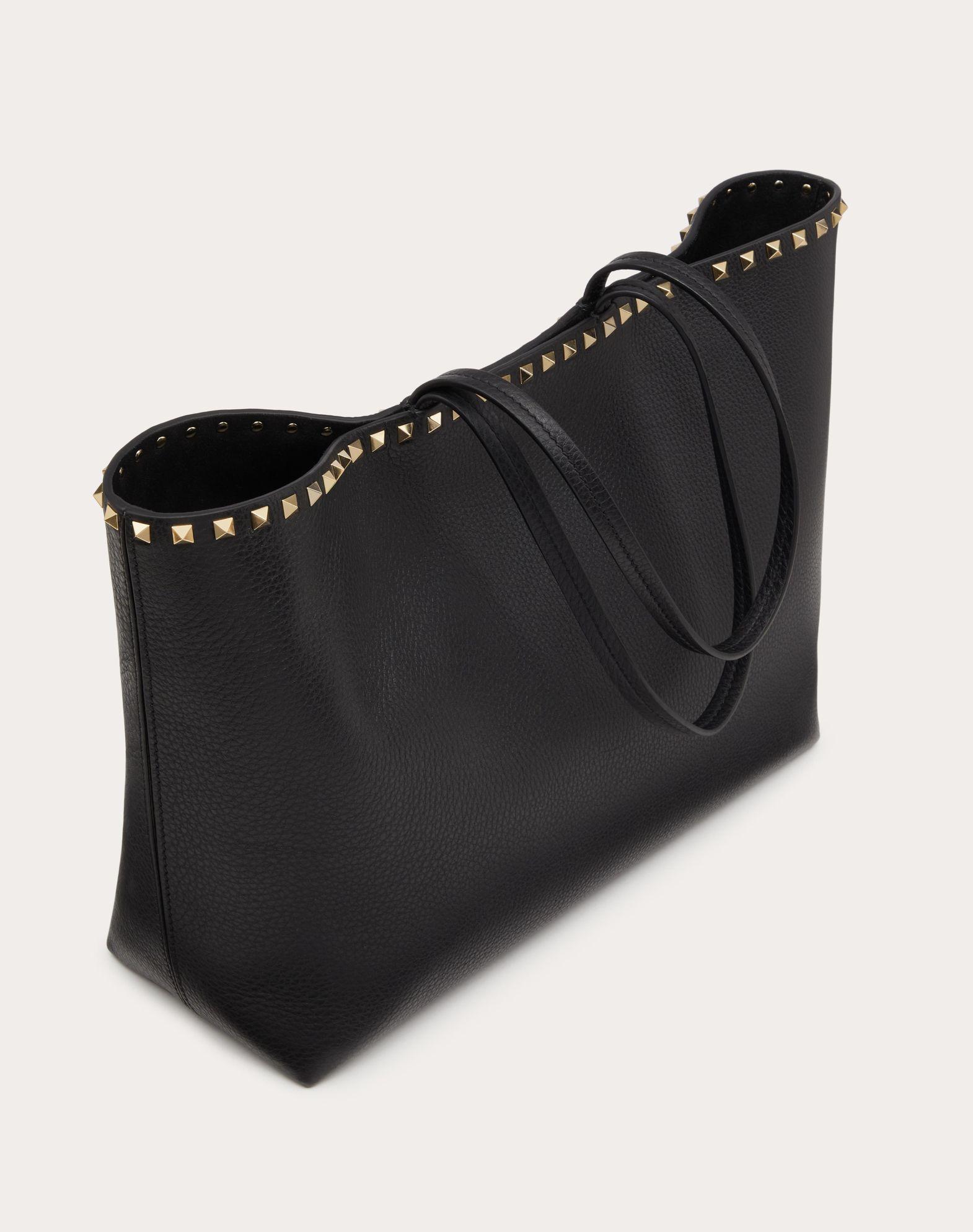 Rockstud Grainy Calfskin Tote Bag Product Image