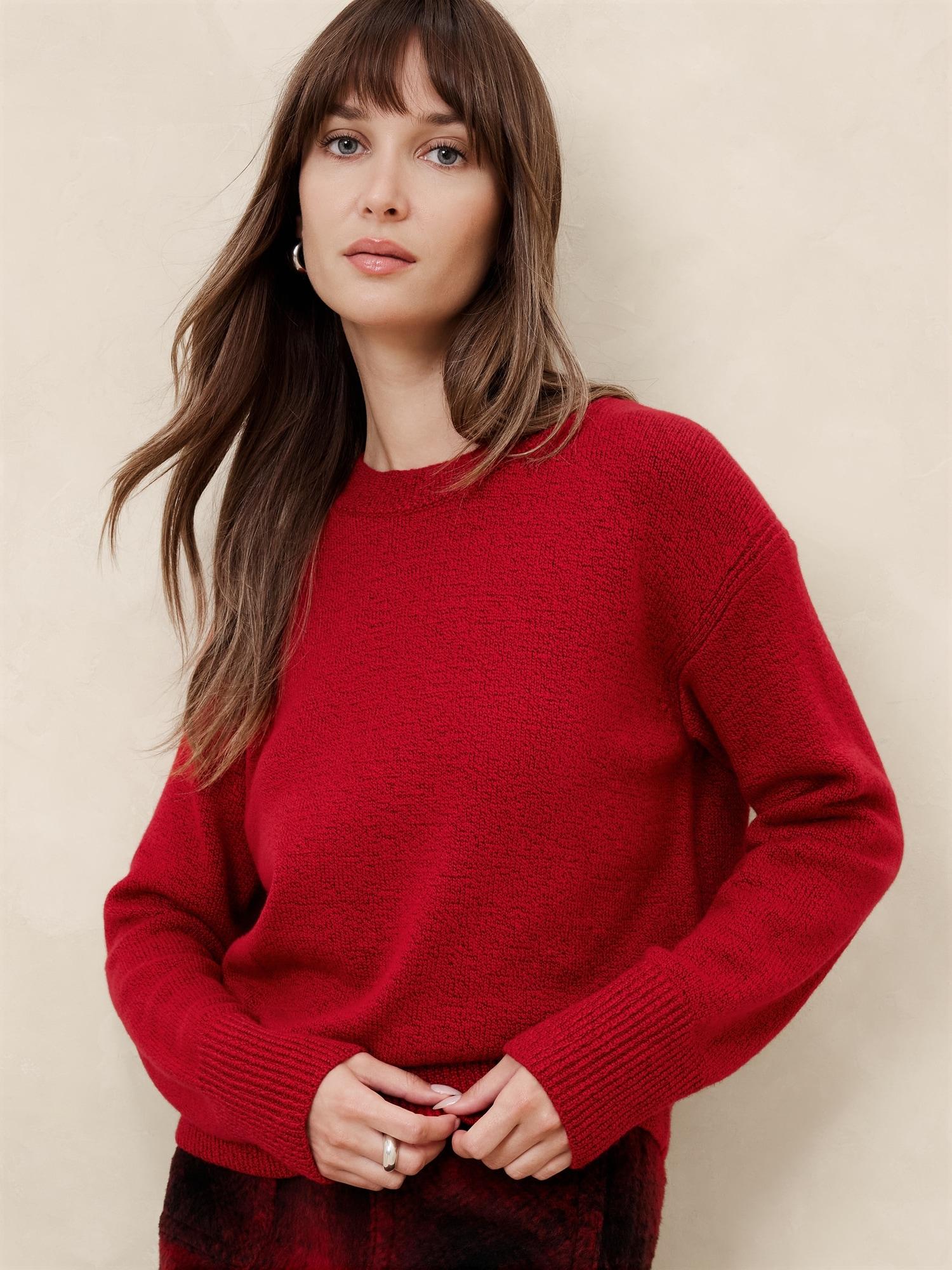 Cozy Shimmer Pullover Sweater Product Image