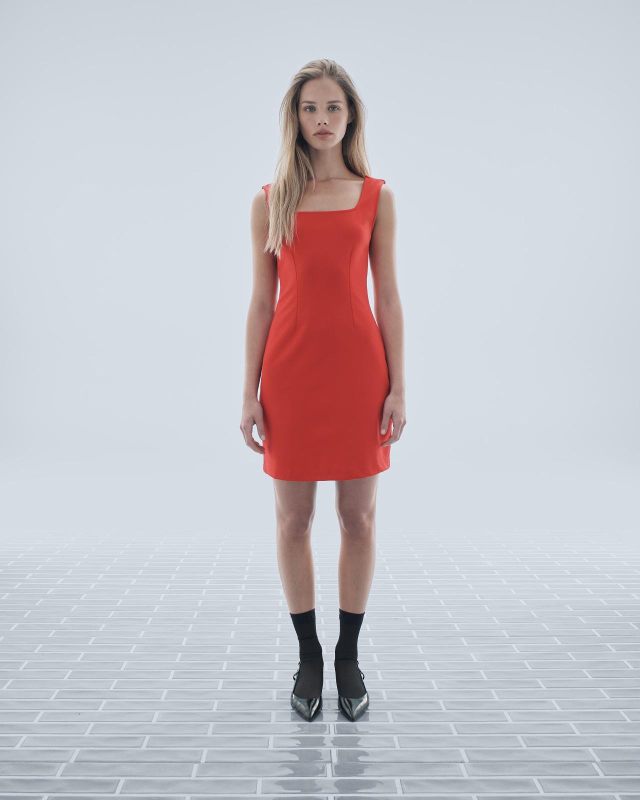 The Dream Square-Neck Dress Product Image