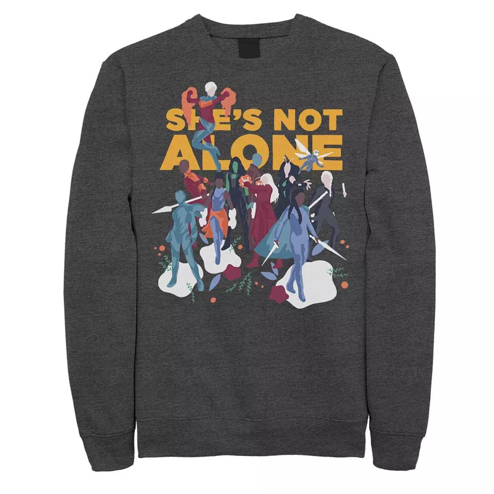 Men's Marvel Avengers Shes Not Alone Group Shot Sweatshirt,  Product Image
