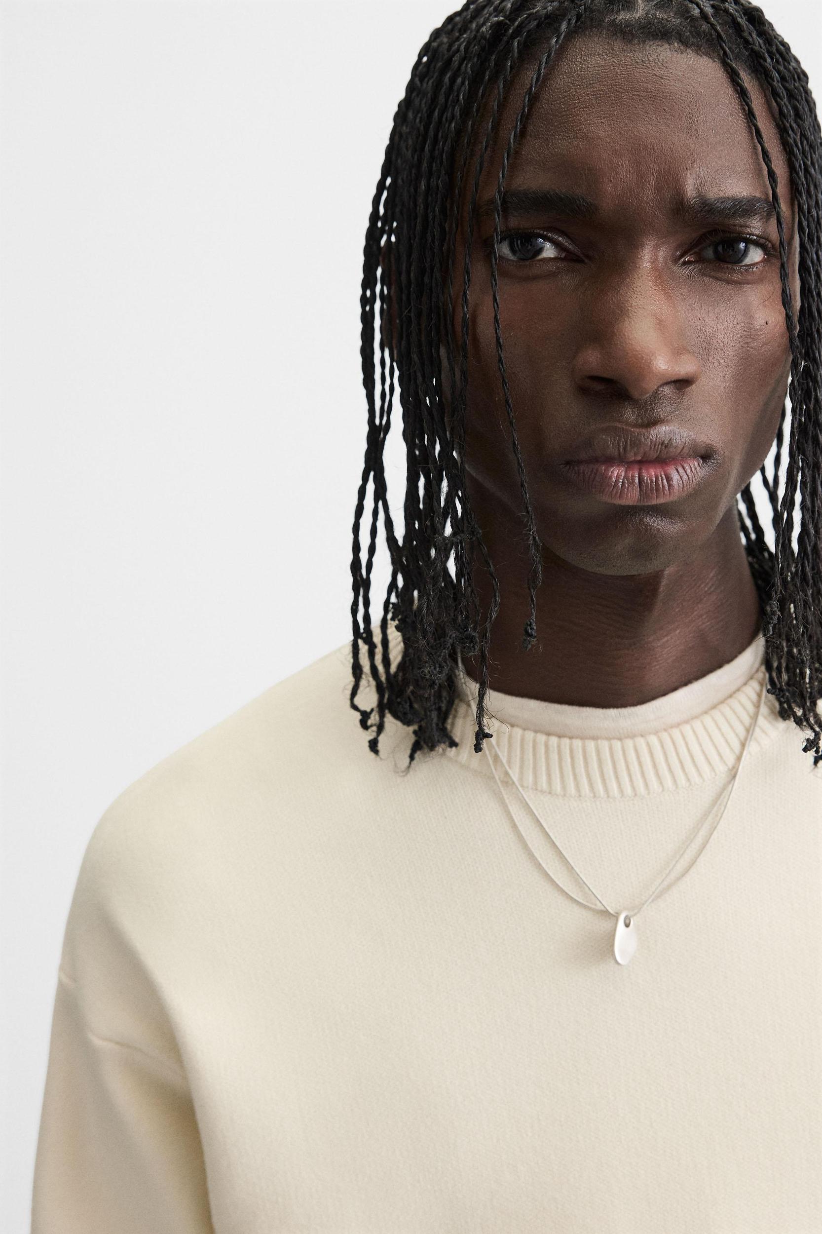 SOFT TEXTURED KNIT SWEATER Product Image