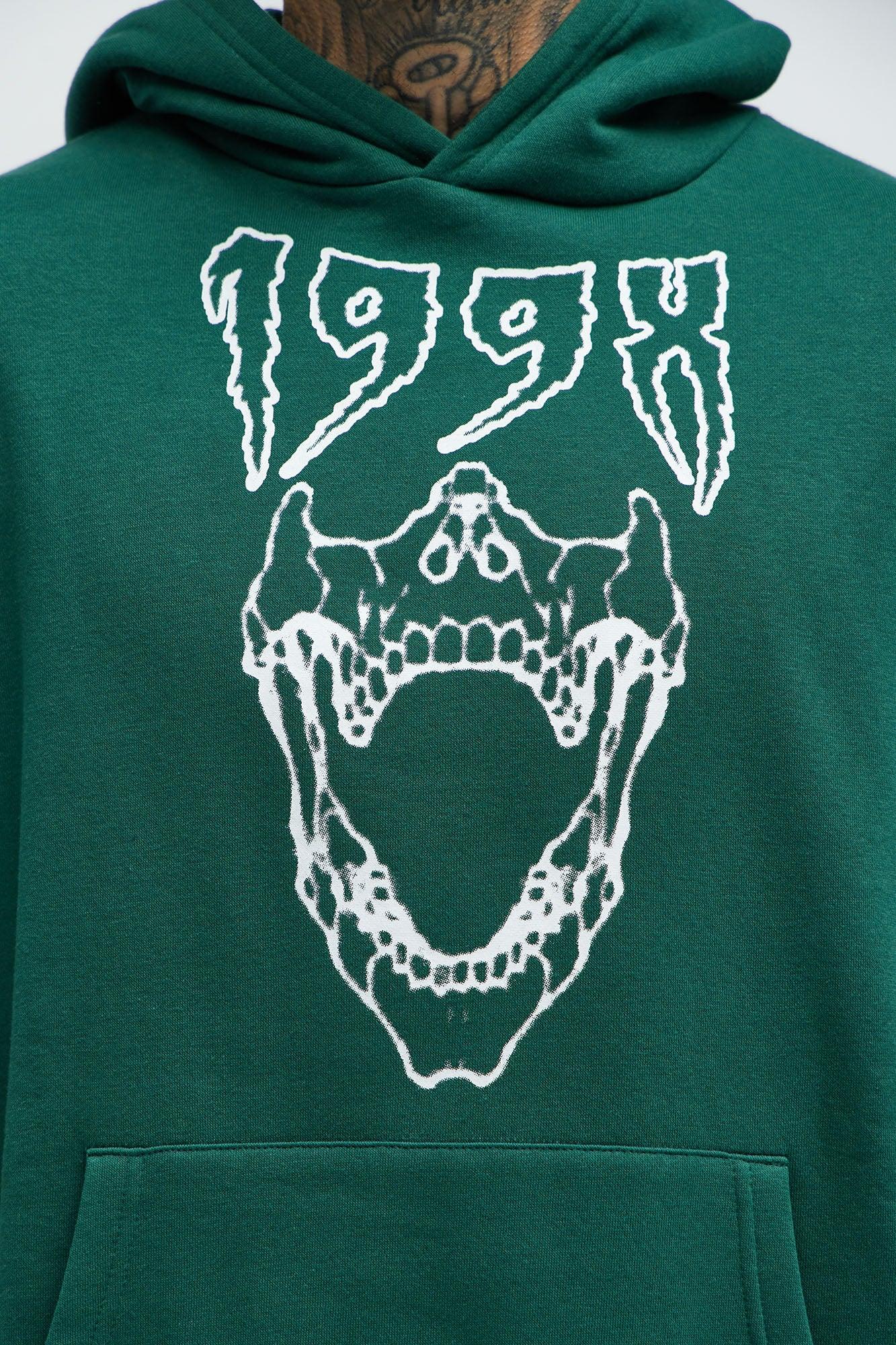 199X Skull Hoodie - Hunter Product Image