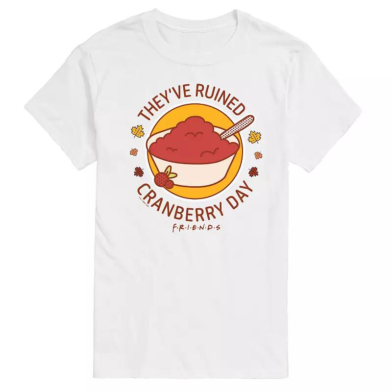 Men's Friends They've Ruined Cranberry Day Graphic Tee,  Product Image