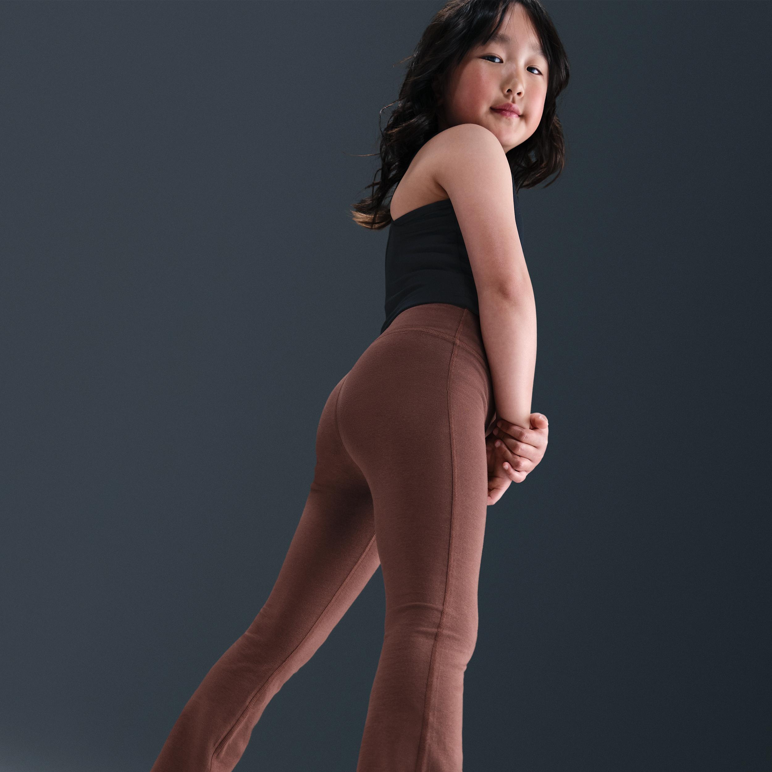 Women's Nike Sportswear Classic Girls' High-Waisted Flared Leggings Product Image