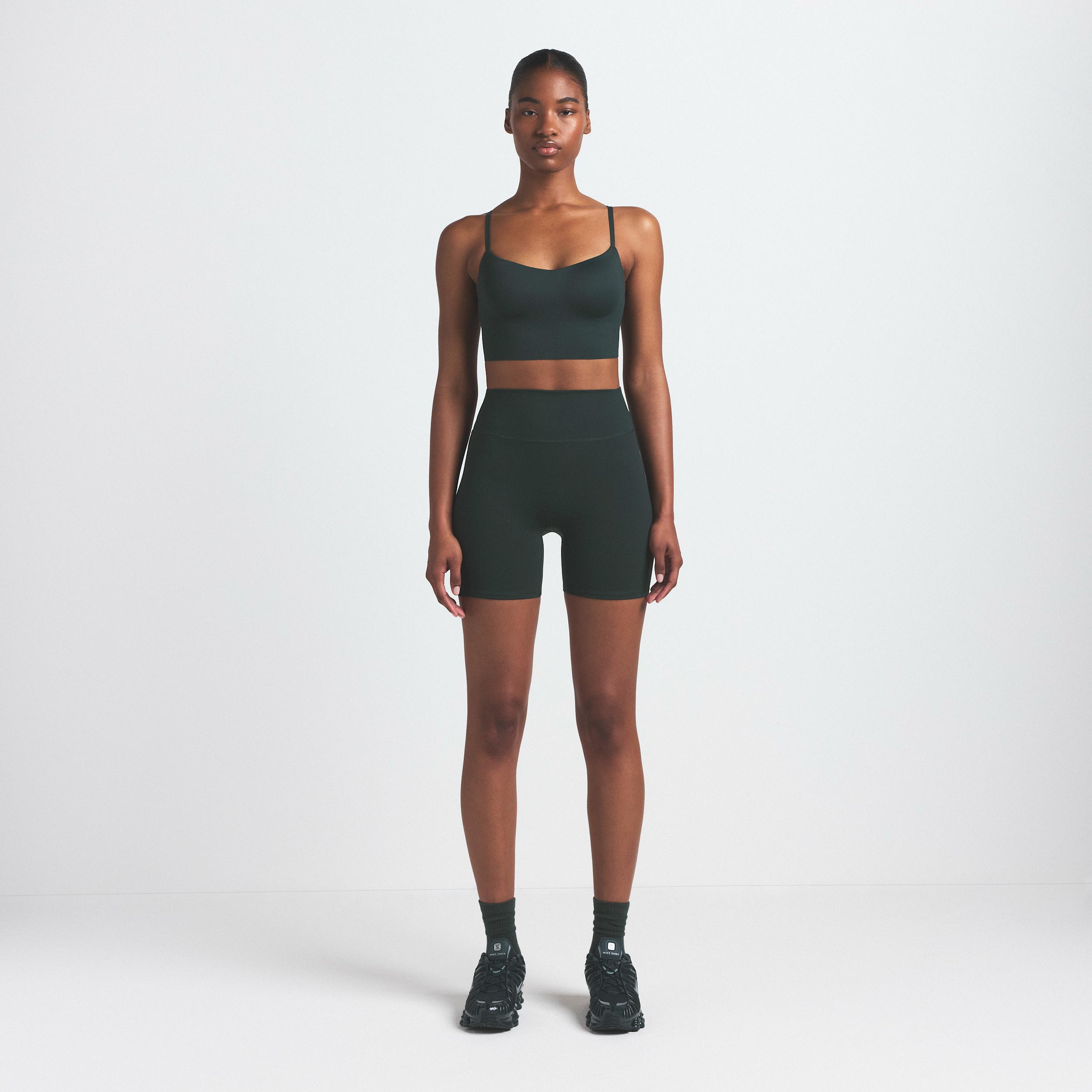 Nike Womens SKIMS Matte Cami Longline Bra | BRSPT5115-DKT Product Image