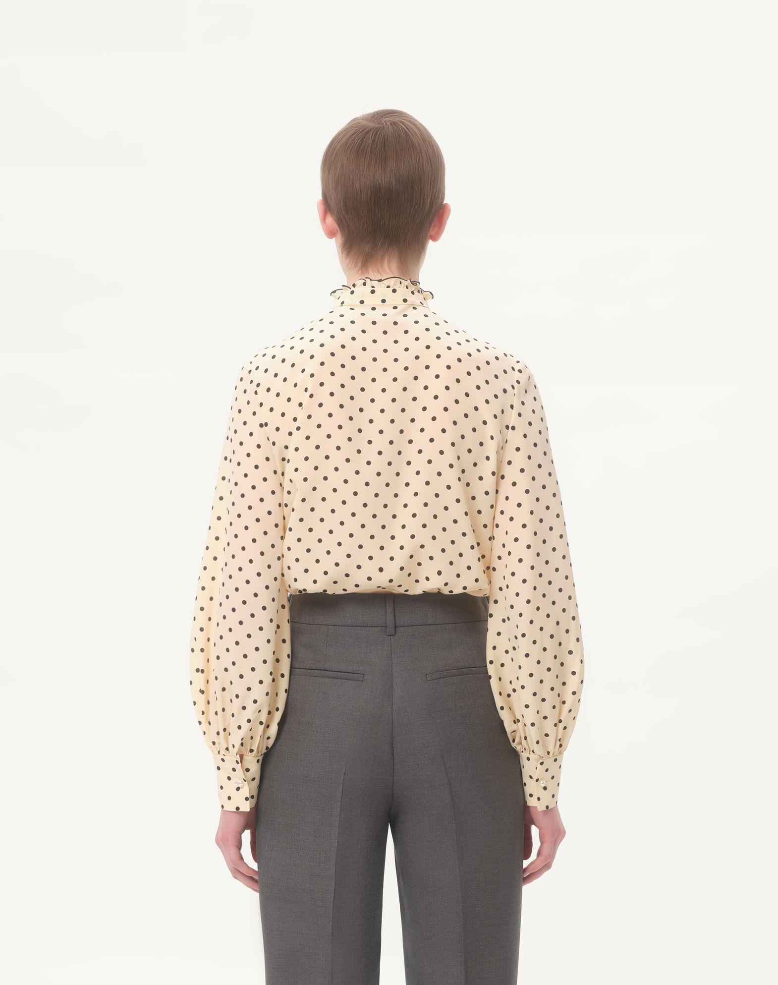 Crepe De Chine Shirt With Plusdepois Print Product Image