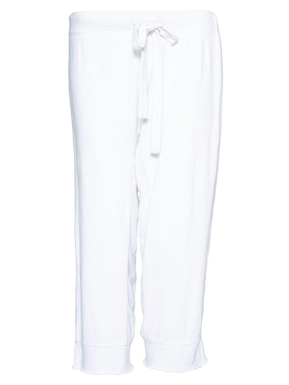 Womens Crop Raw Easy Fit Joggers Product Image