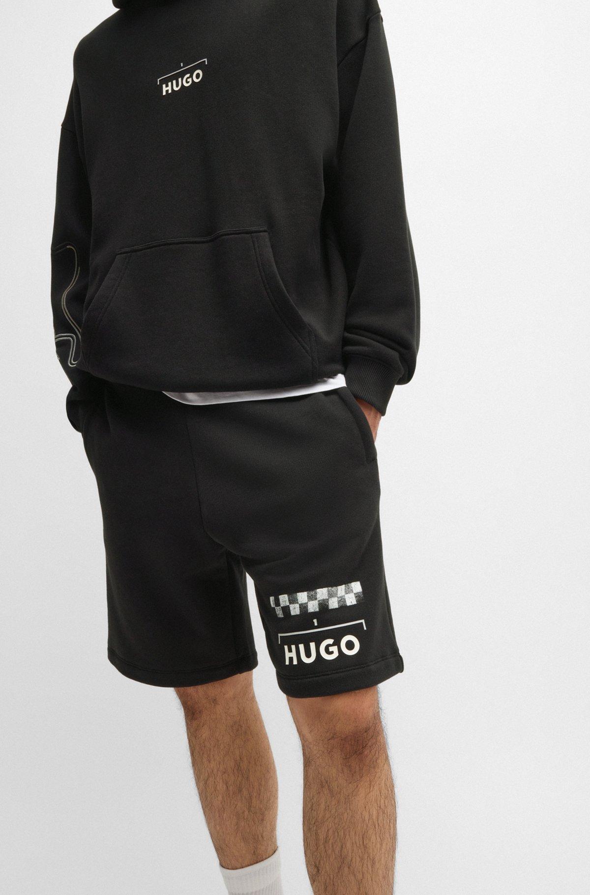 Shorts with racing print Product Image