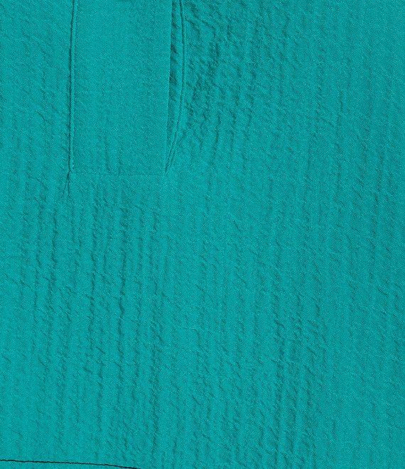 Ali Miles Woven Point Collar 3/4 Sleeve Top Product Image