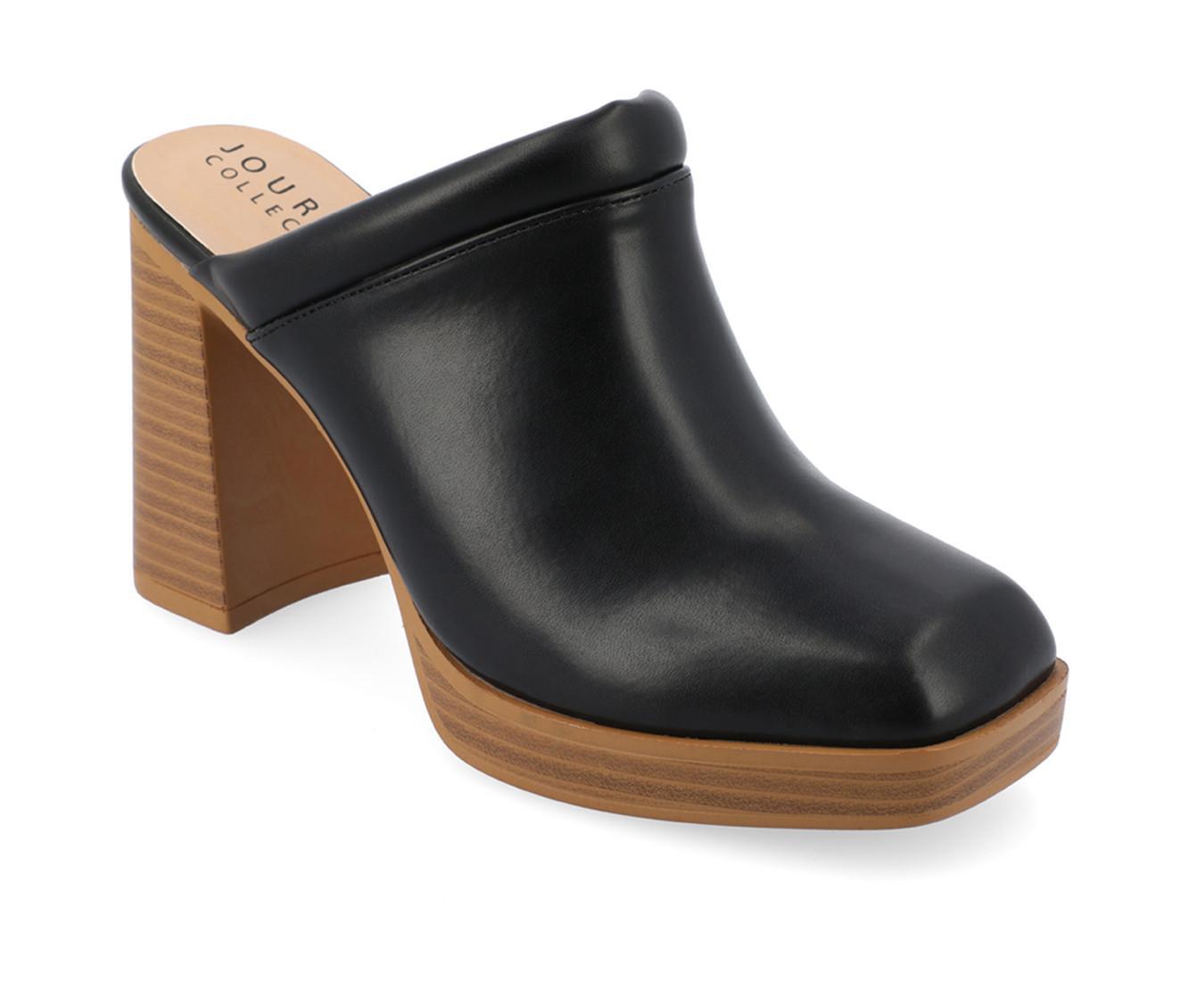 Women's Journee Collection Izara Block Heel Platform Clogs Product Image