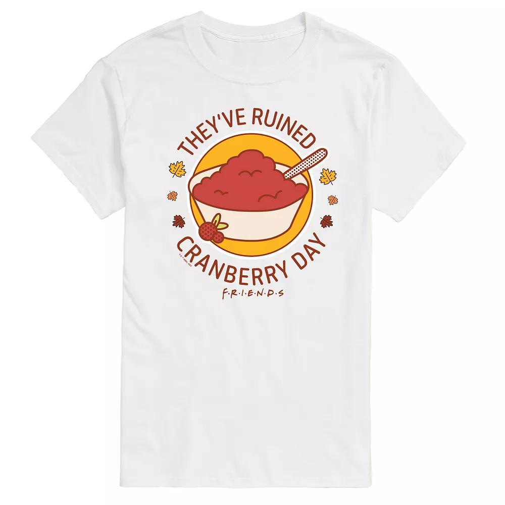 Men's Friends They've Ruined Cranberry Day Graphic Tee,  Product Image
