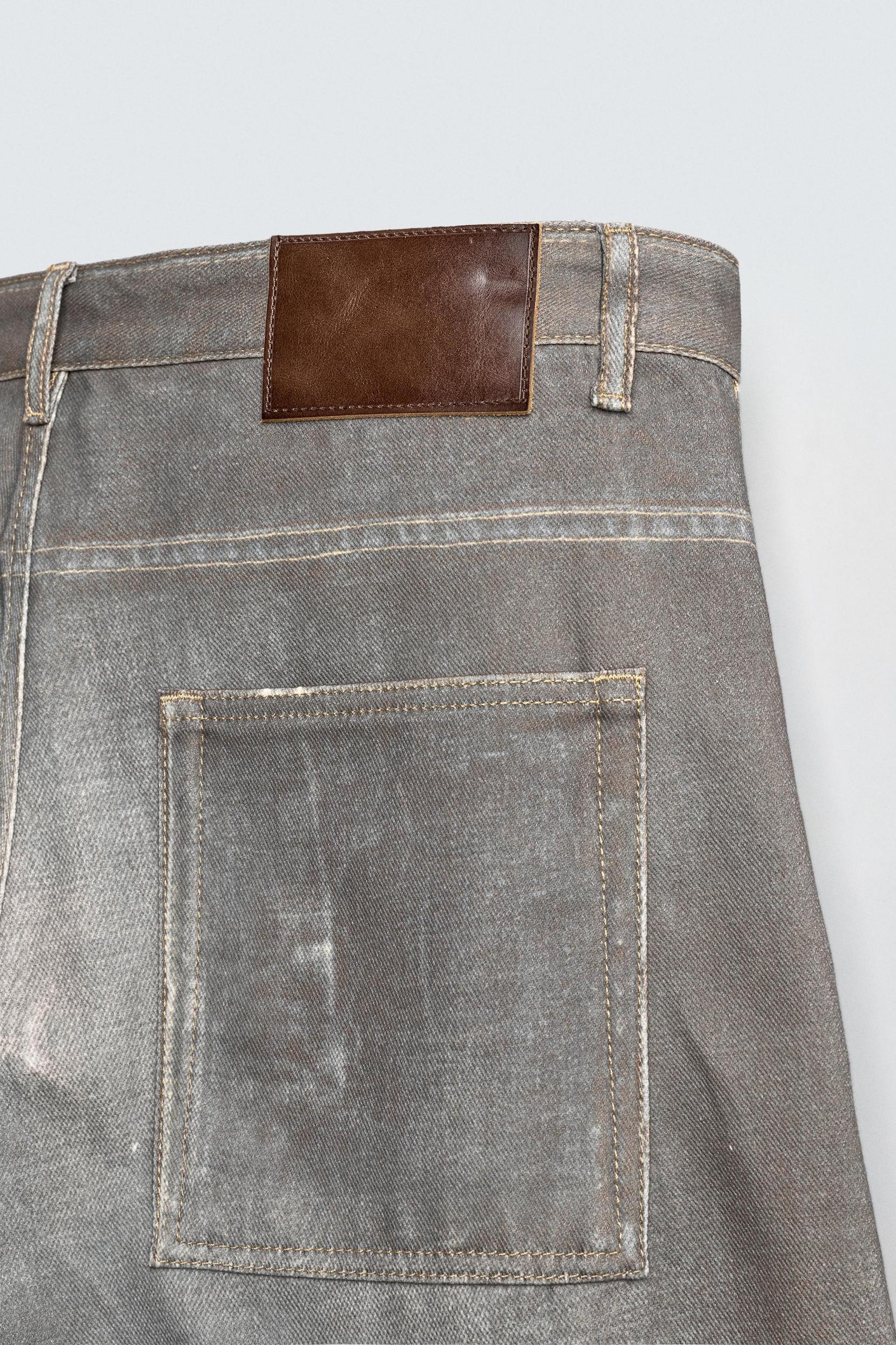 PRINTED BAGGY FIT JEANS Product Image