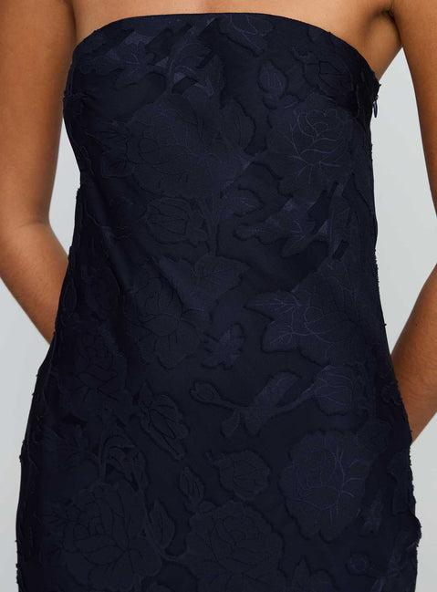 Haley Maxi Dress Navy Product Image
