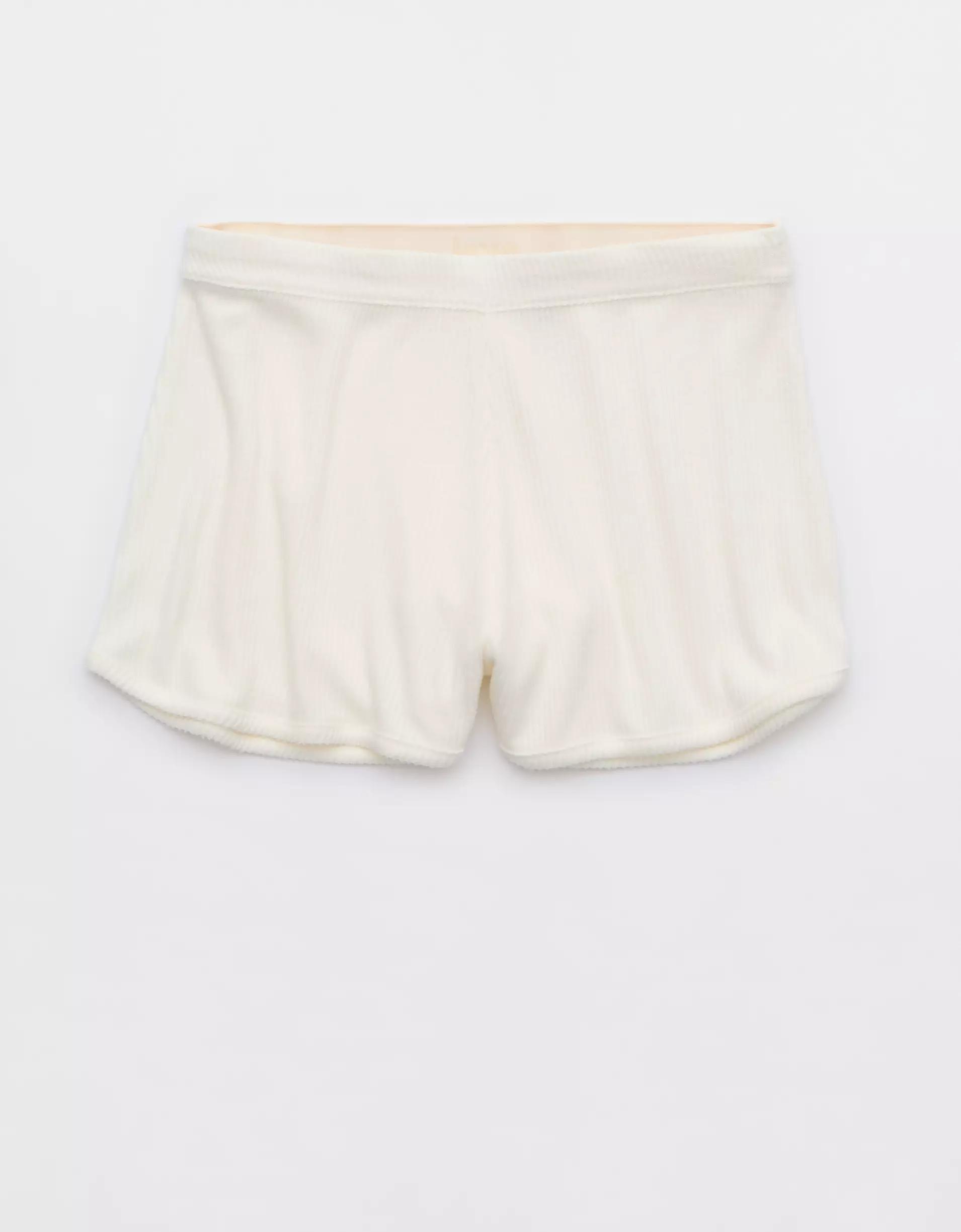 Aerie Off-Duty Cozy Knit Ribbed Boxer Product Image