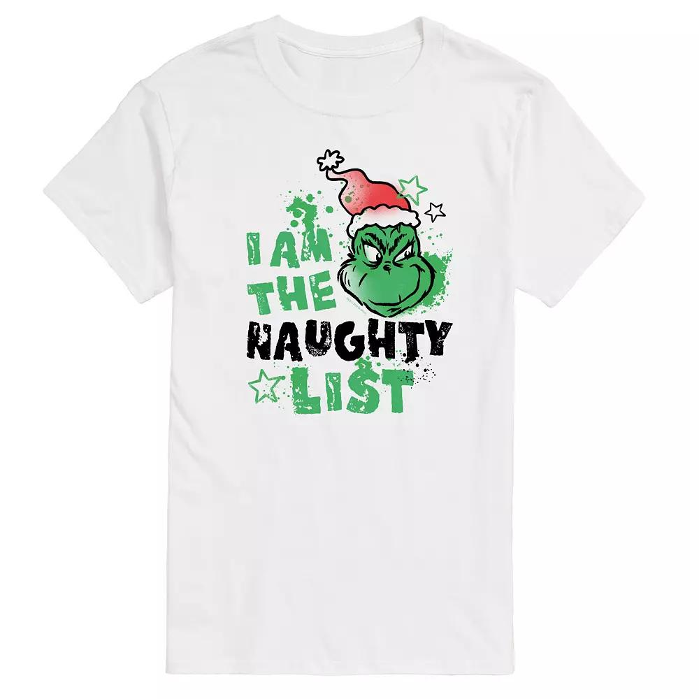 Big & Tall Dr. Seuss The Grinch Merry Grinchmas Toy Bag Graphic Tee, Men's,  Product Image