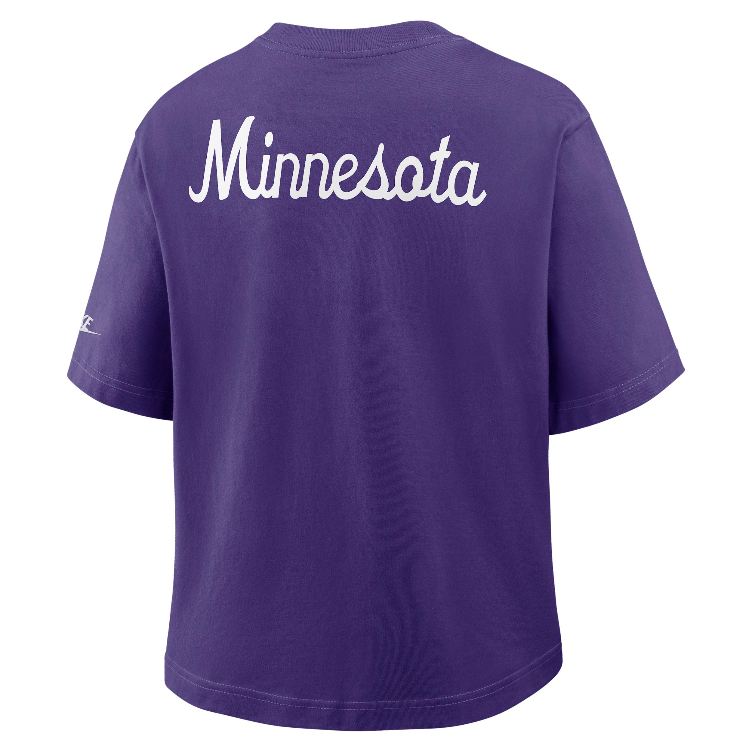 Indianapolis Colts Rewind Pocket Boxy Nike Womens NFL T-Shirt | 11CM4LB89V-WZ9 Product Image