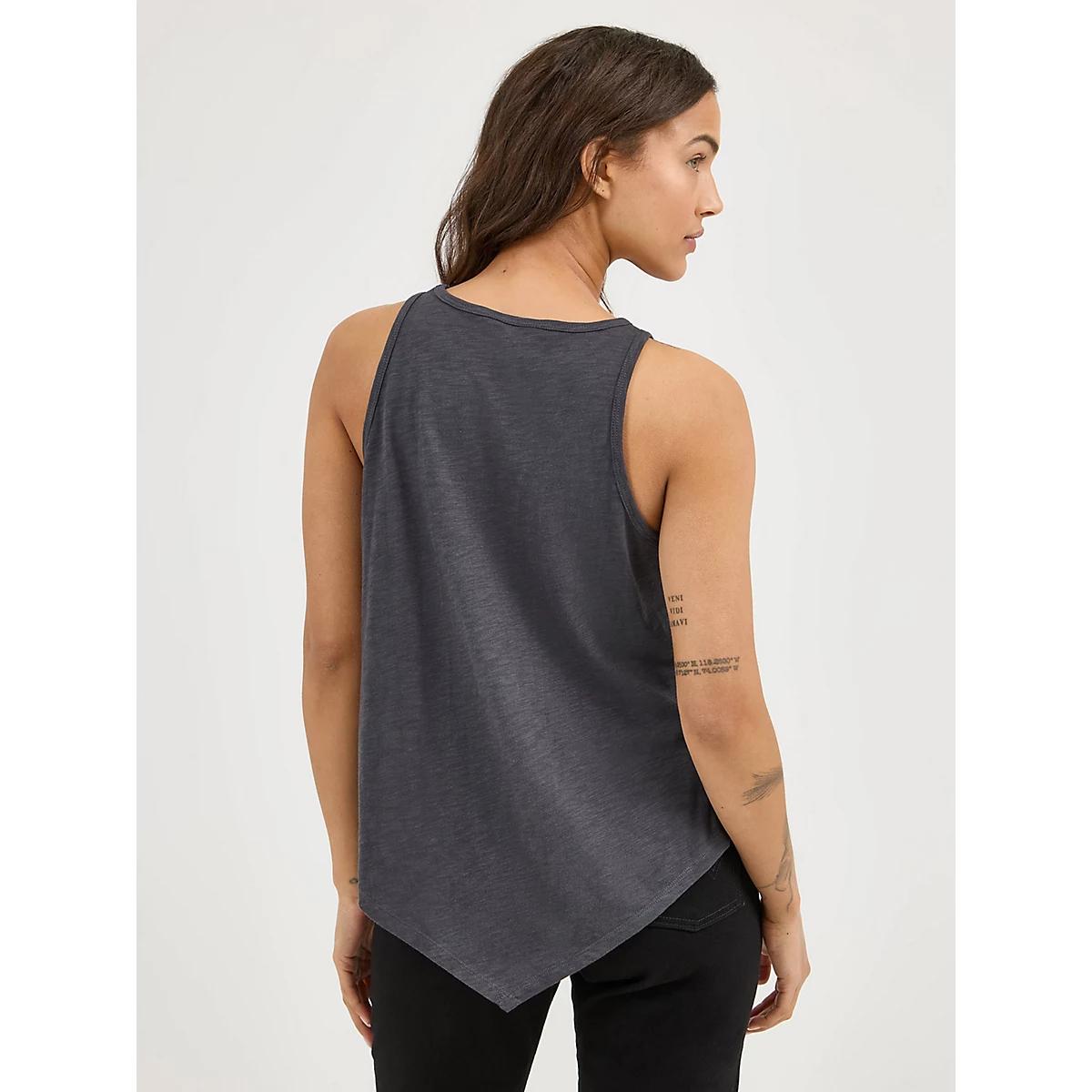 Women's Wrangler Bandana Diamond Front Tank in Washed Product Image