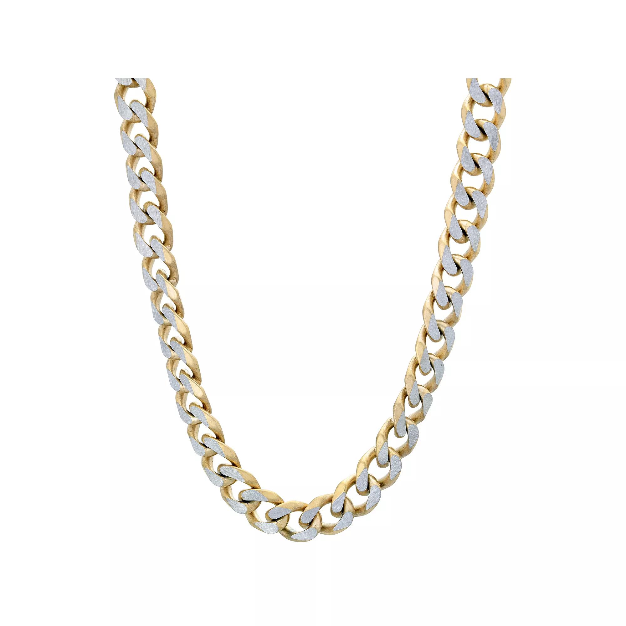 Men's LYNX Stainless Steel Curb Chain Necklace,  Product Image