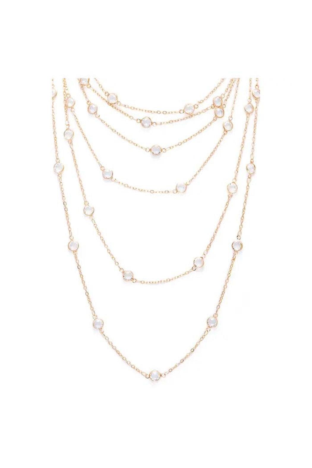 Glass Multi Layer Necklace Product Image