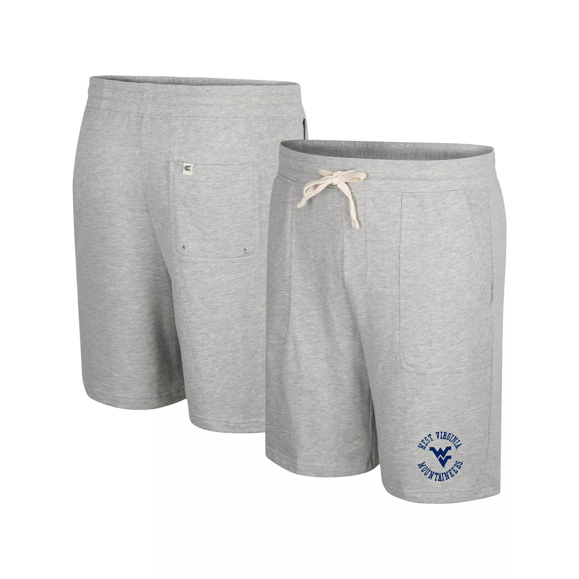 Men's Colosseum Heather Gray Louisville Cardinals Love To Hear This Terry Shorts,  Product Image