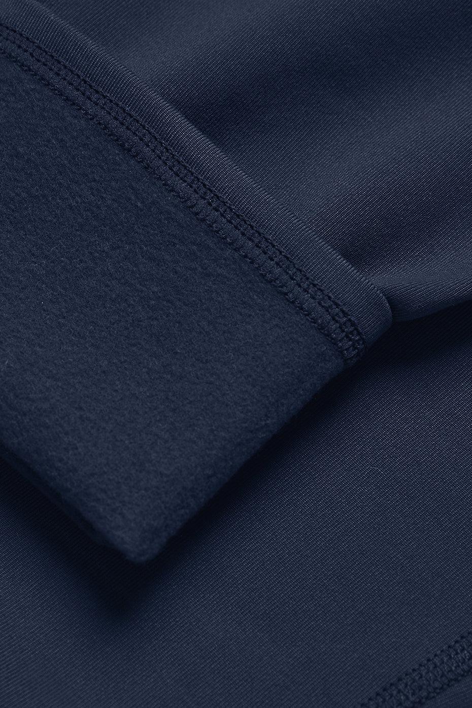 Airbrush Winter Warm High-Waist Nocturne Legging - Navy Female Product Image