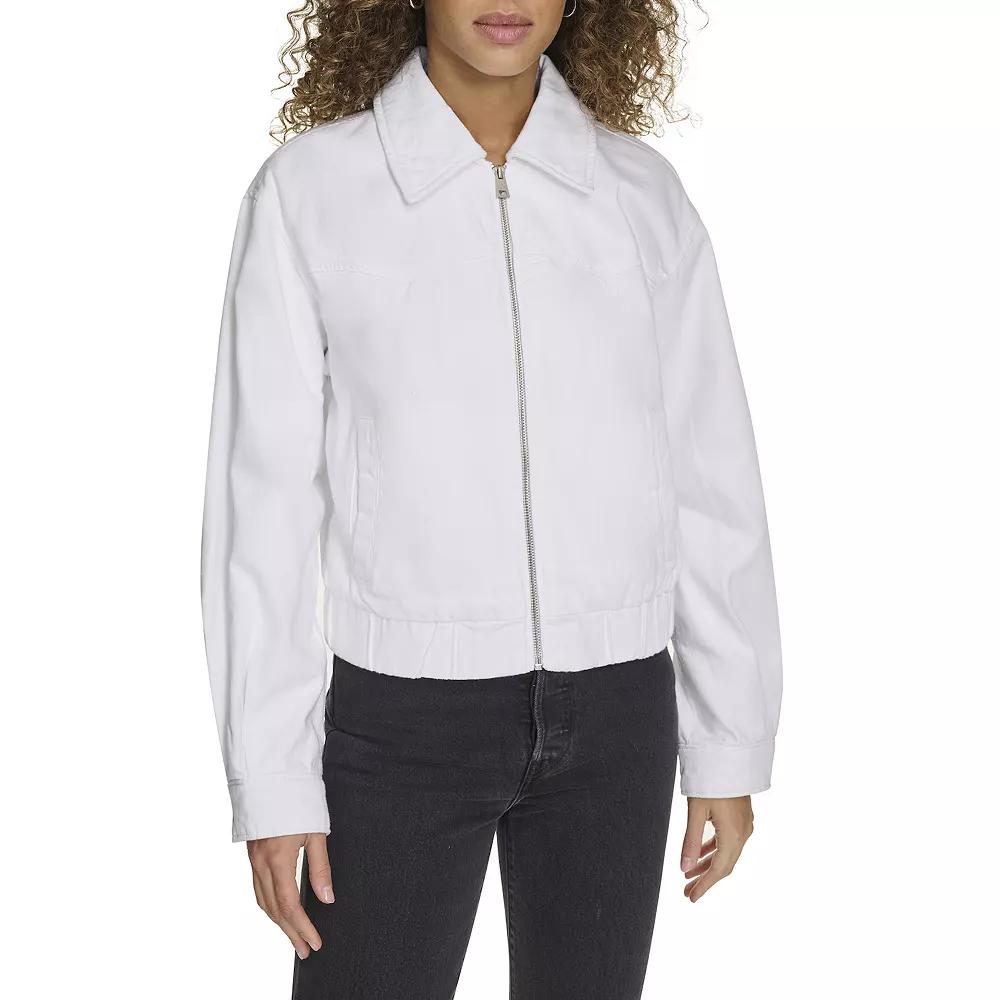 Women's Levi's® Denim Western Bomber Jacket,  Product Image