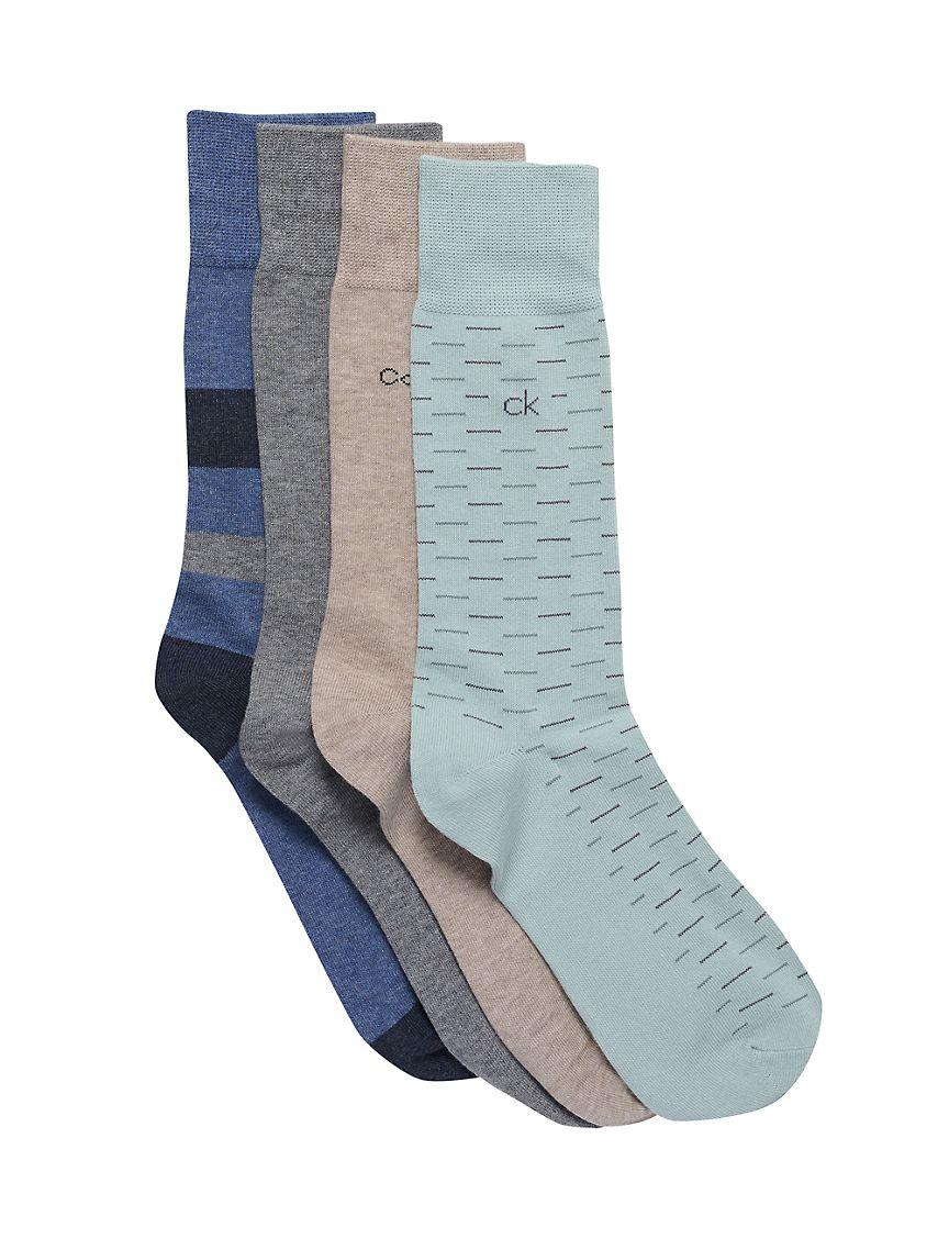 Combed Cotton 4-Pack Dress Socks Product Image
