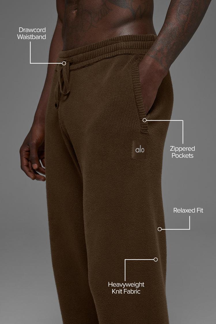 Scholar Straight Leg Sweatpant - Espresso Product Image
