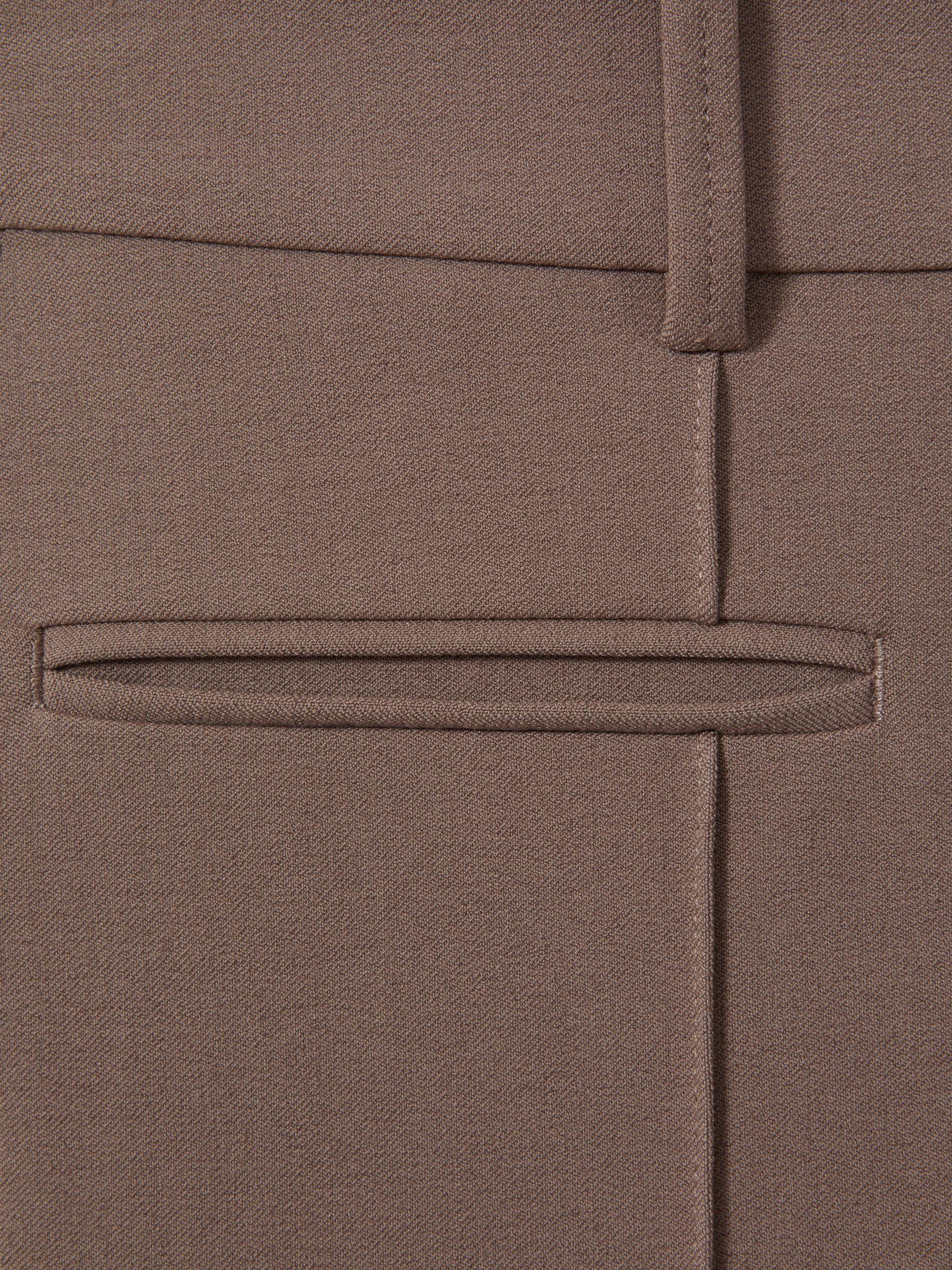 High Rise Flared Trousers in Mink Neutral Product Image
