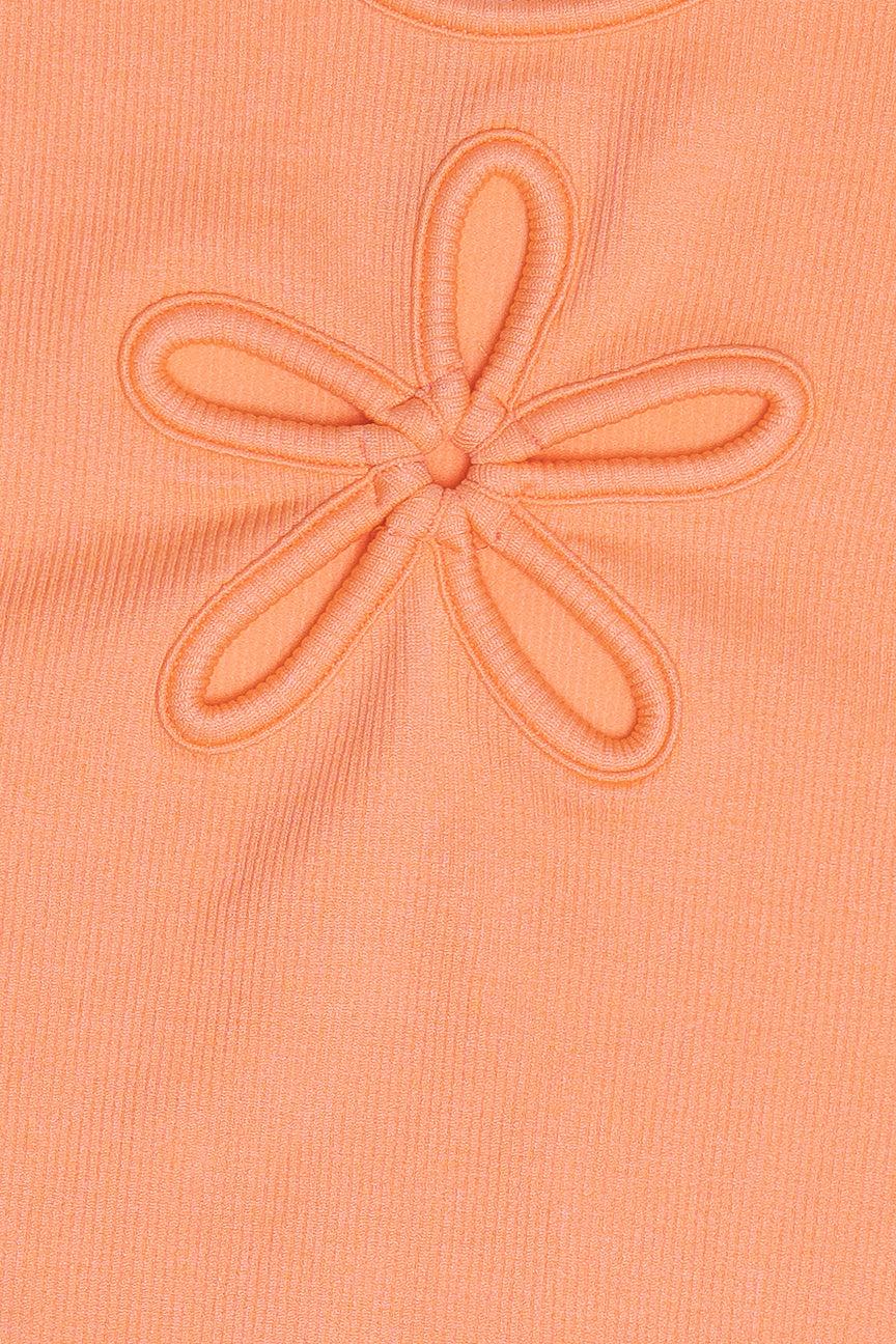 Flower Cut Out Seamless Tank Top Product Image