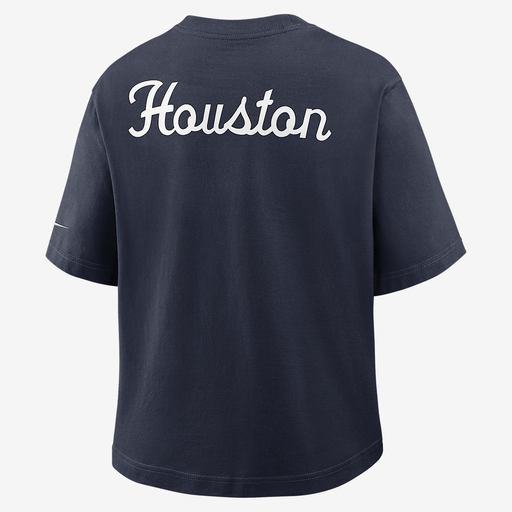 Houston Texans Rewind Pocket Boxy Women's Nike NFL T-Shirt Product Image