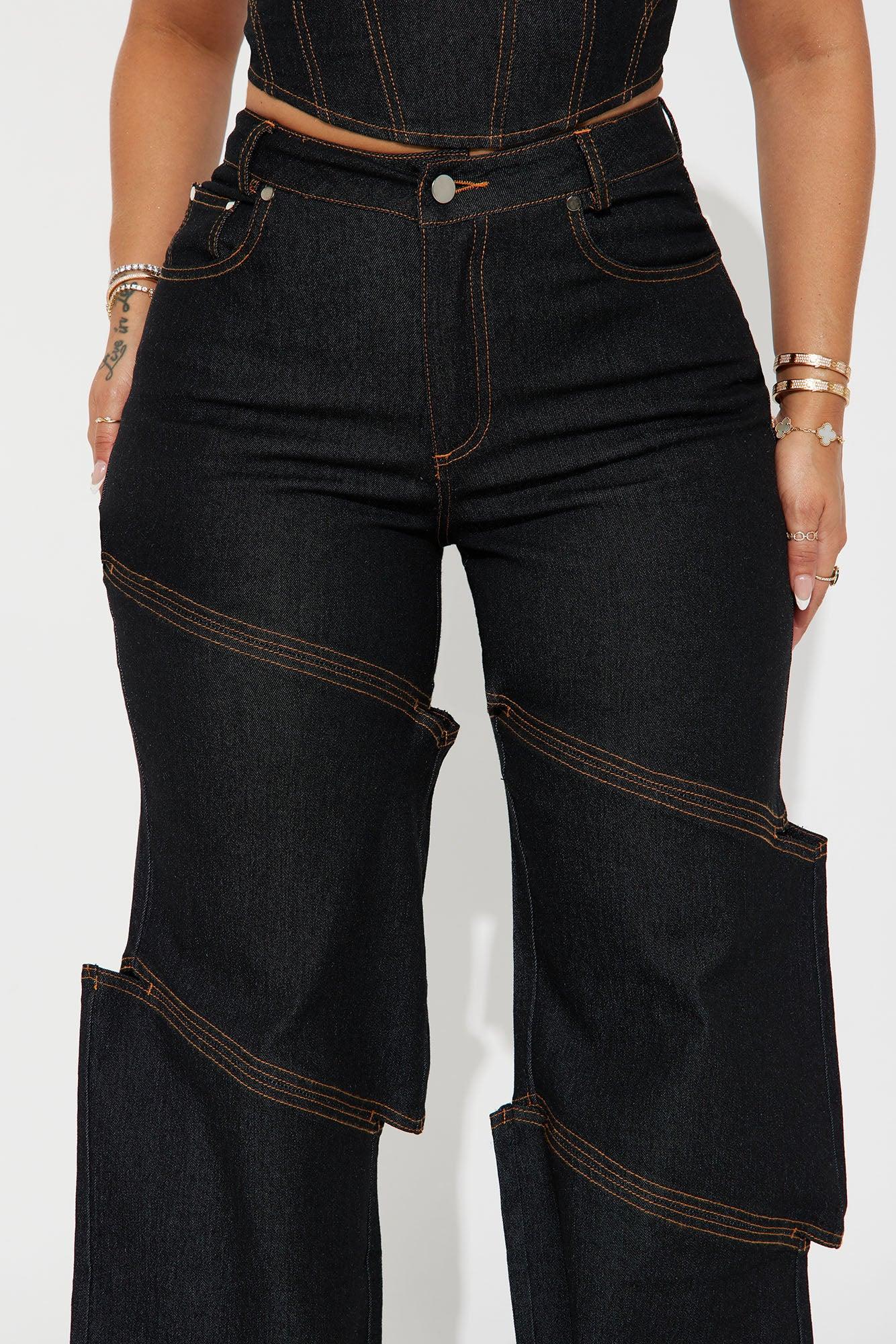 Jenny Denim Pant Set - Dark Wash Product Image