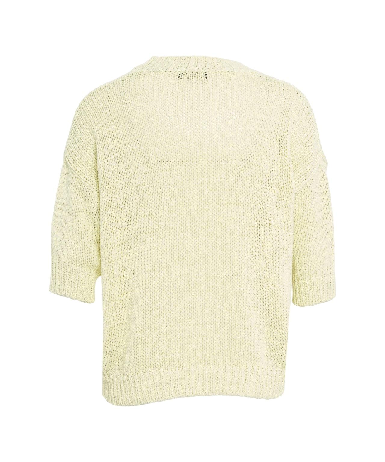 Short sleeve crochet sweater Product Image