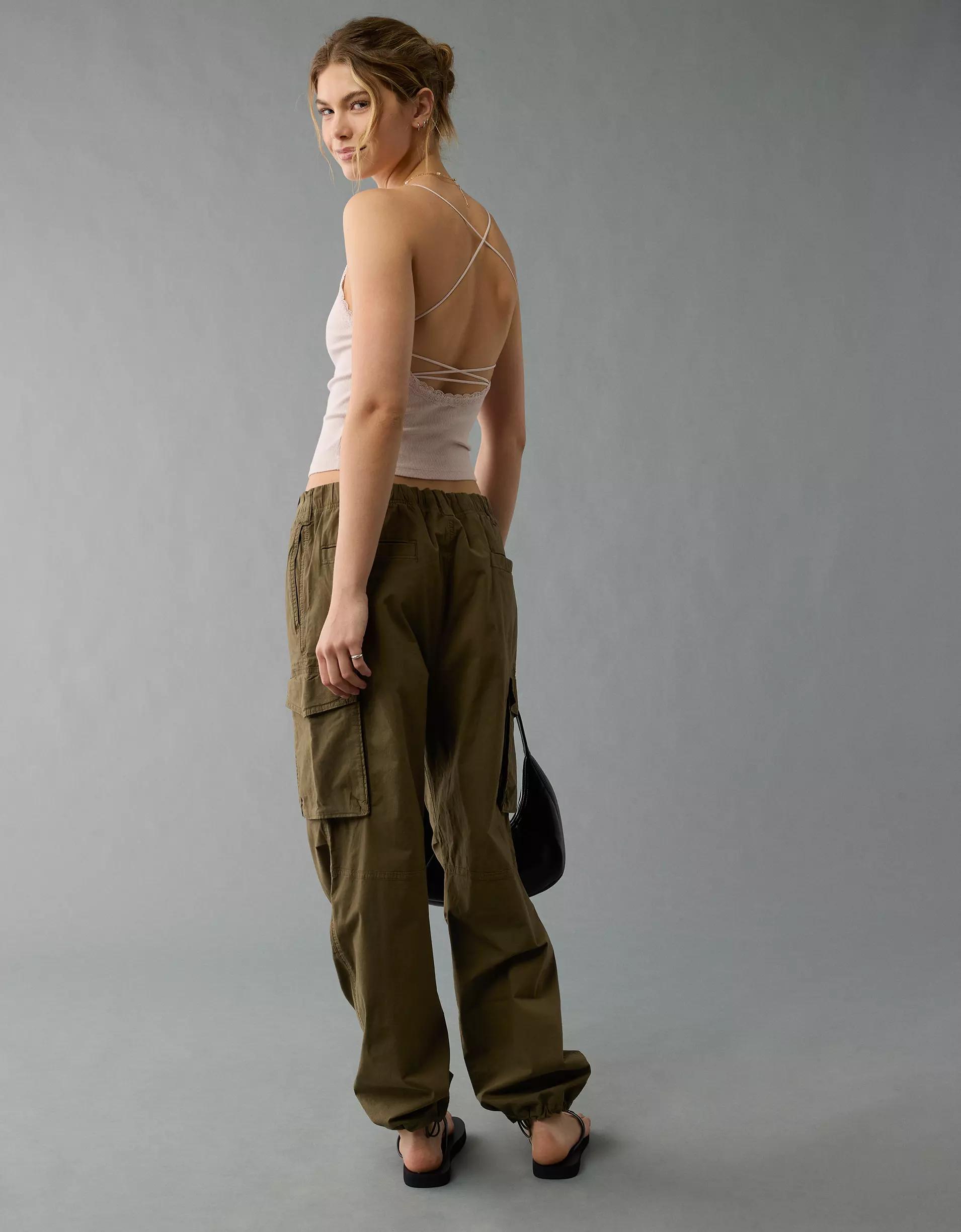 AE Strappy Go Lucky Cropped Lace Tank Top Product Image