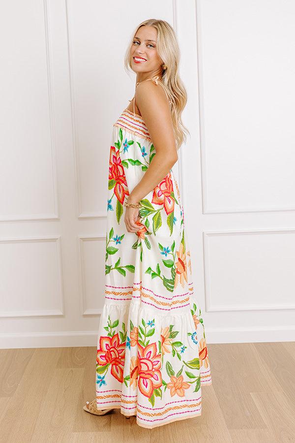 Trip To Cozumel Floral Maxi Dress Product Image