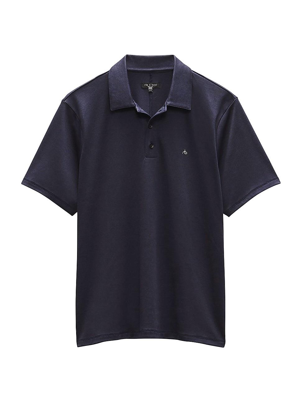 Mens Logo Stretch Cotton Polo Shirt Product Image
