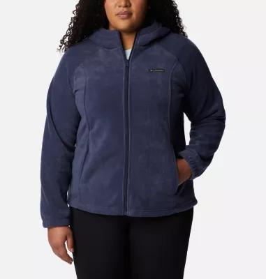 Columbia Womens Benton Springs Full Zip Fleece Hoodie - Plus Size- Product Image