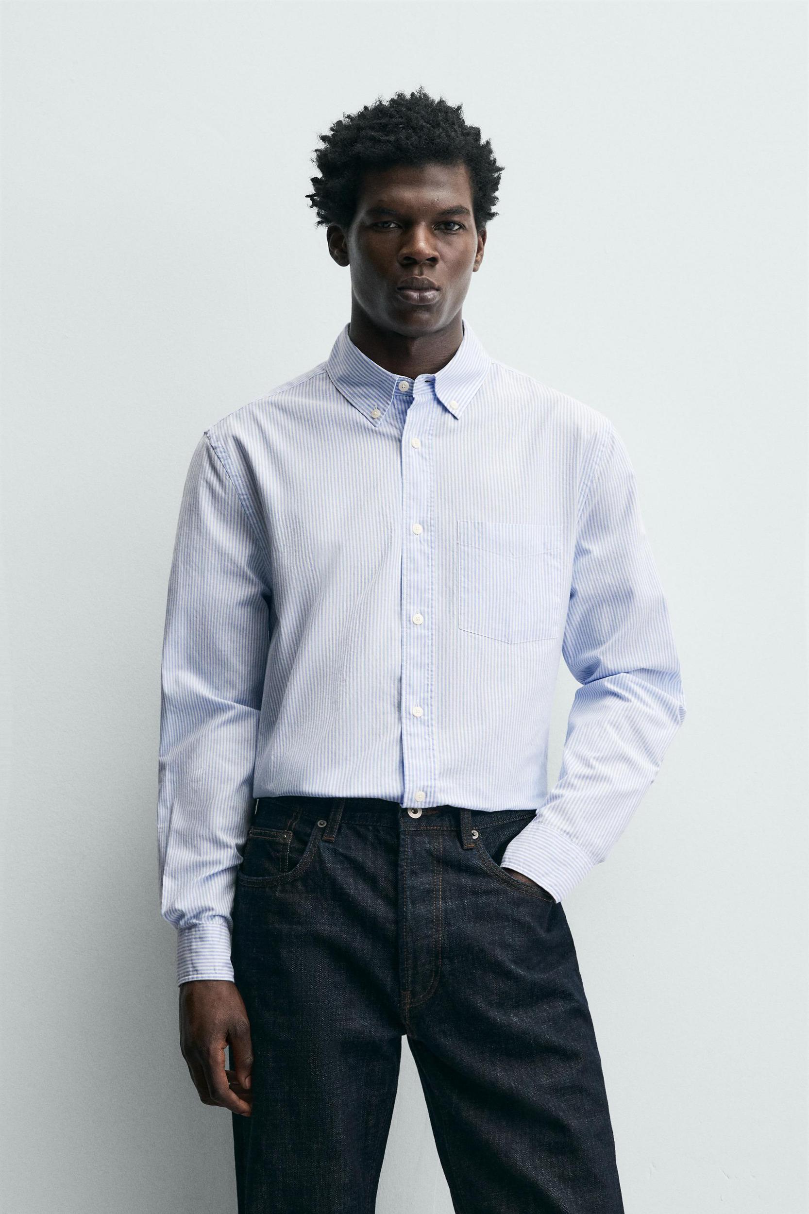 TEXTURED OXFORD SHIRT Product Image