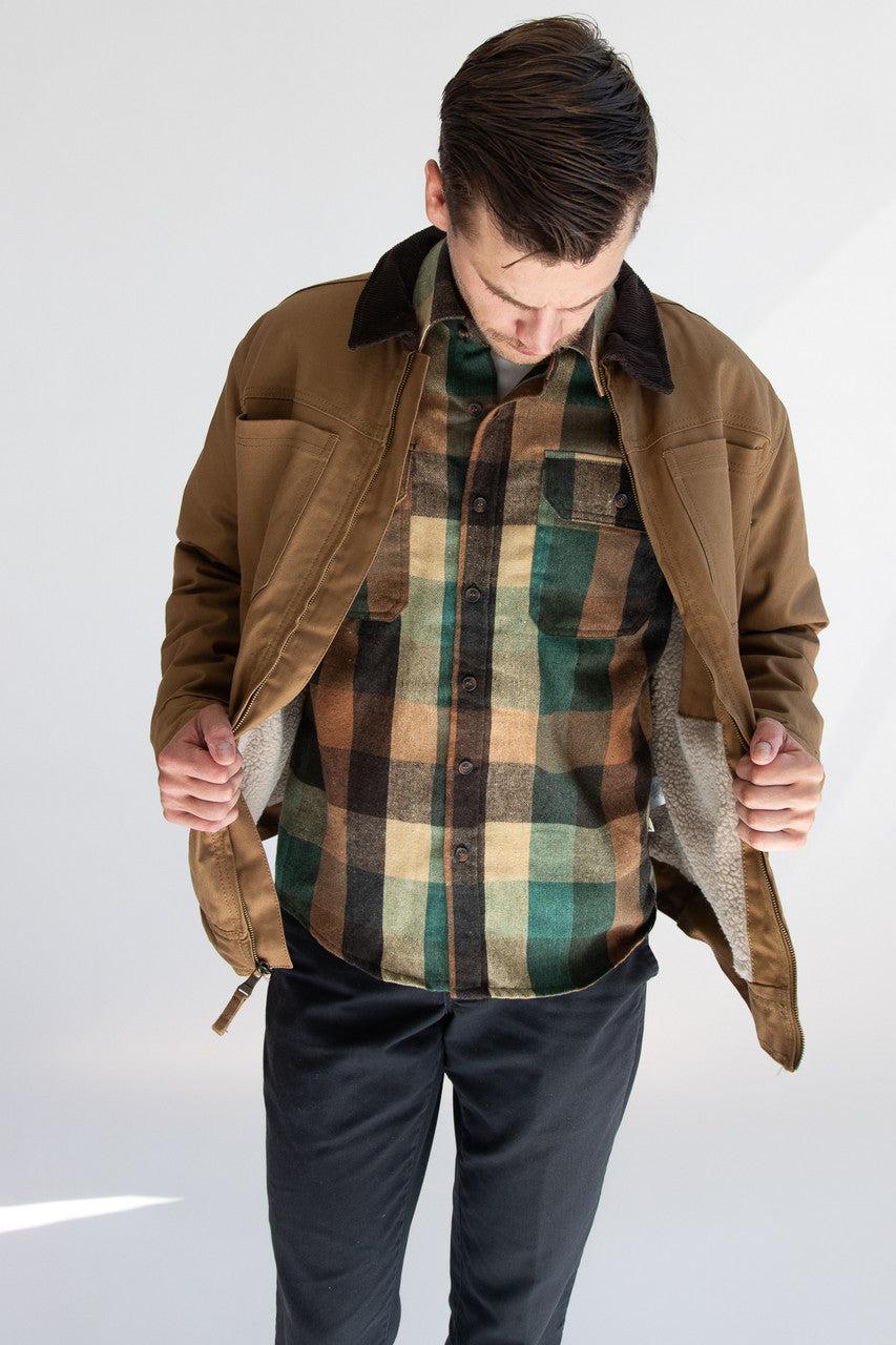 Sherpa Lined Canvas Work Jacket Product Image