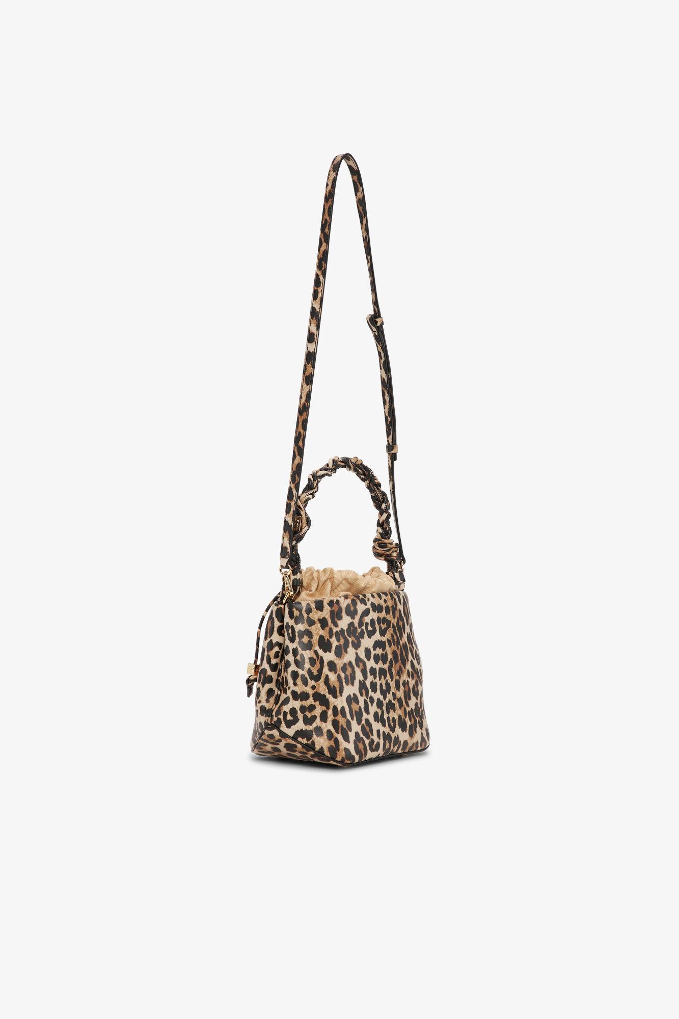 Leopard GANNI Bou Bucket Bag Product Image