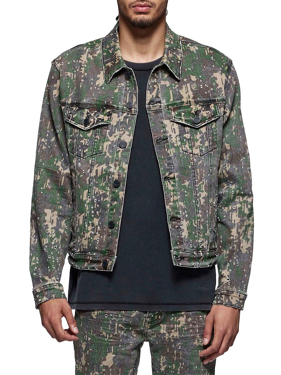 Mens Militaire Buckshot Trucker Jacket Product Image
