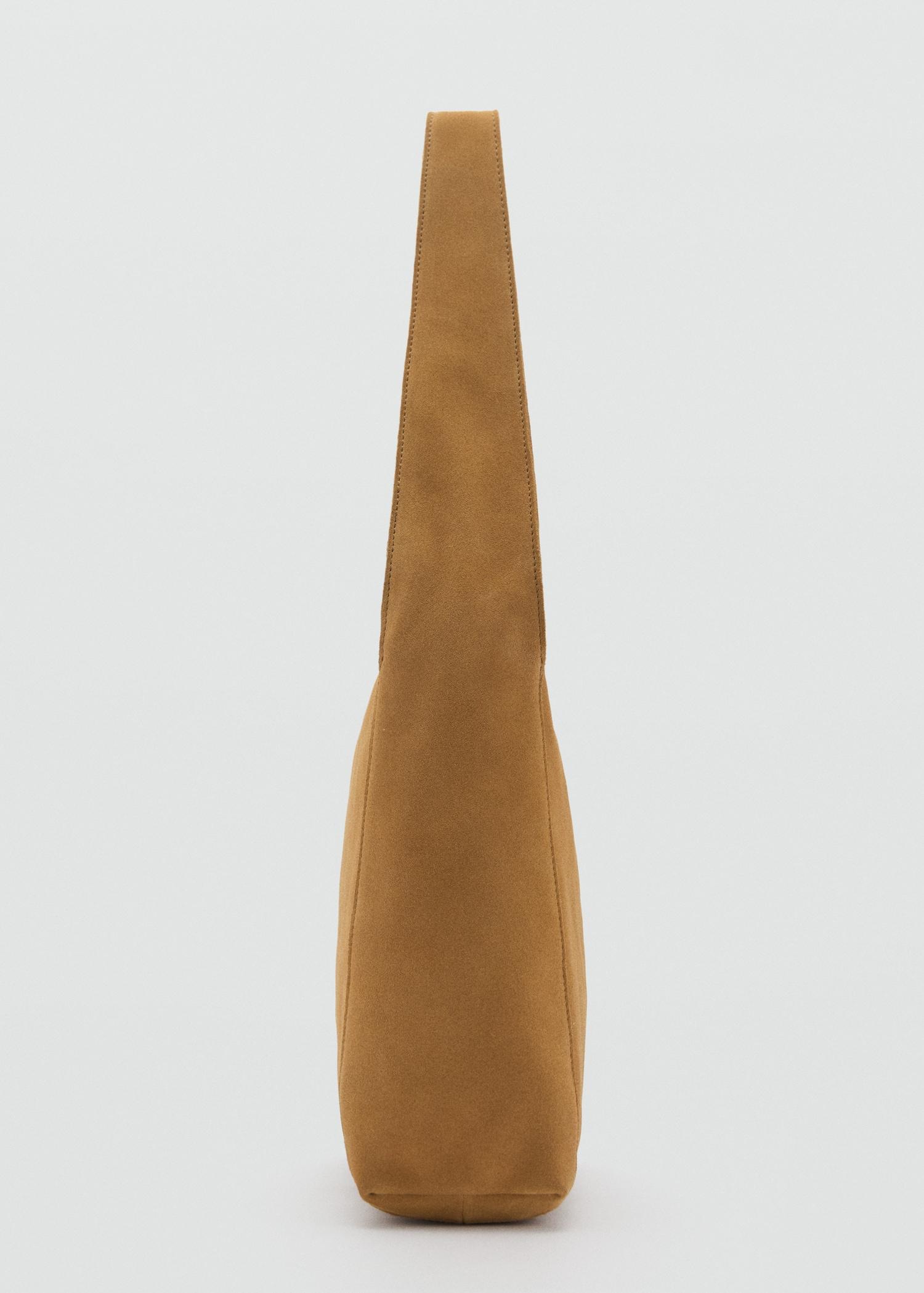 Suede shopper bag - Women | MANGO USA Product Image