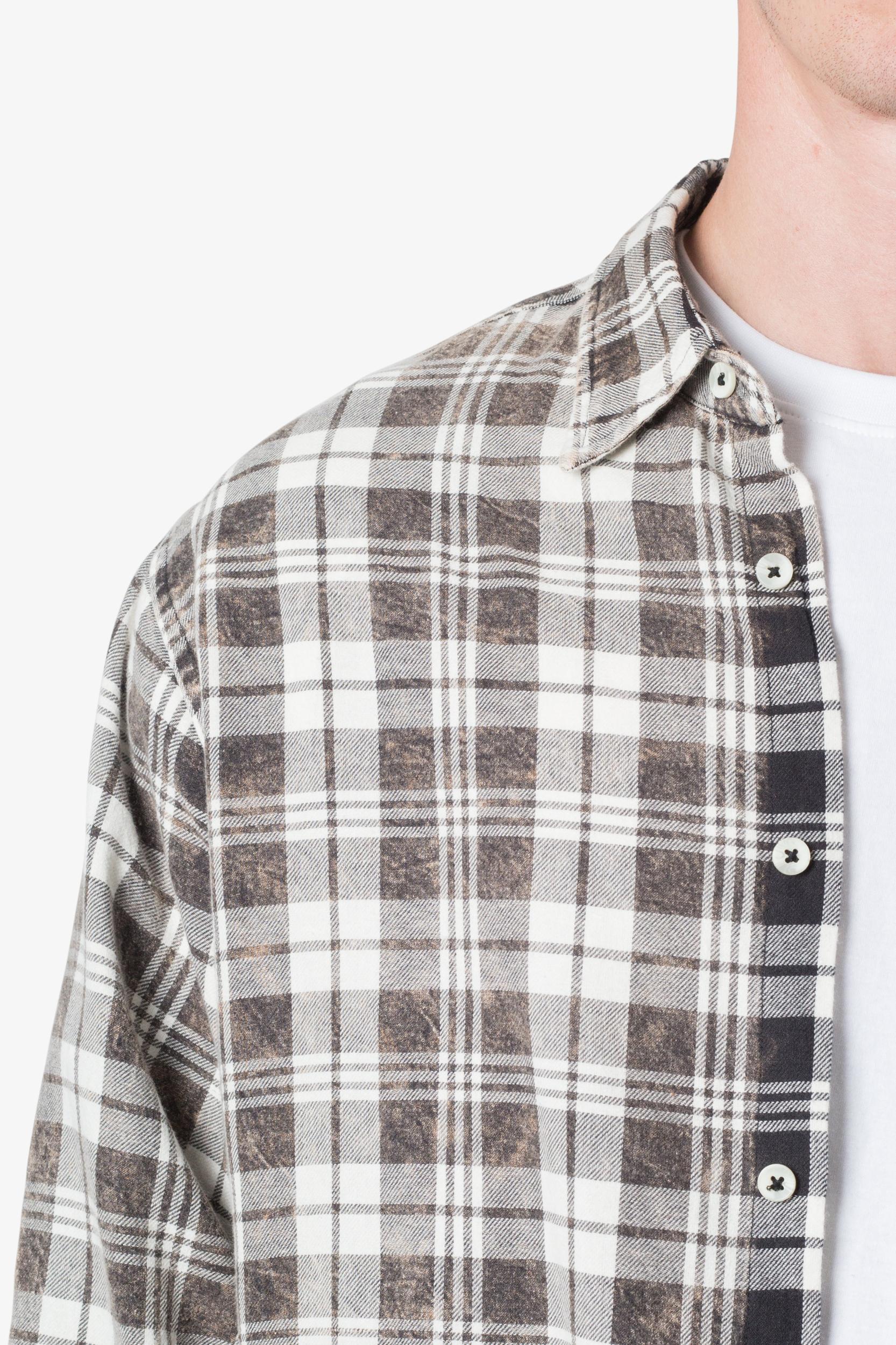 Vintage Plaid Shirt - Black/Natural Product Image