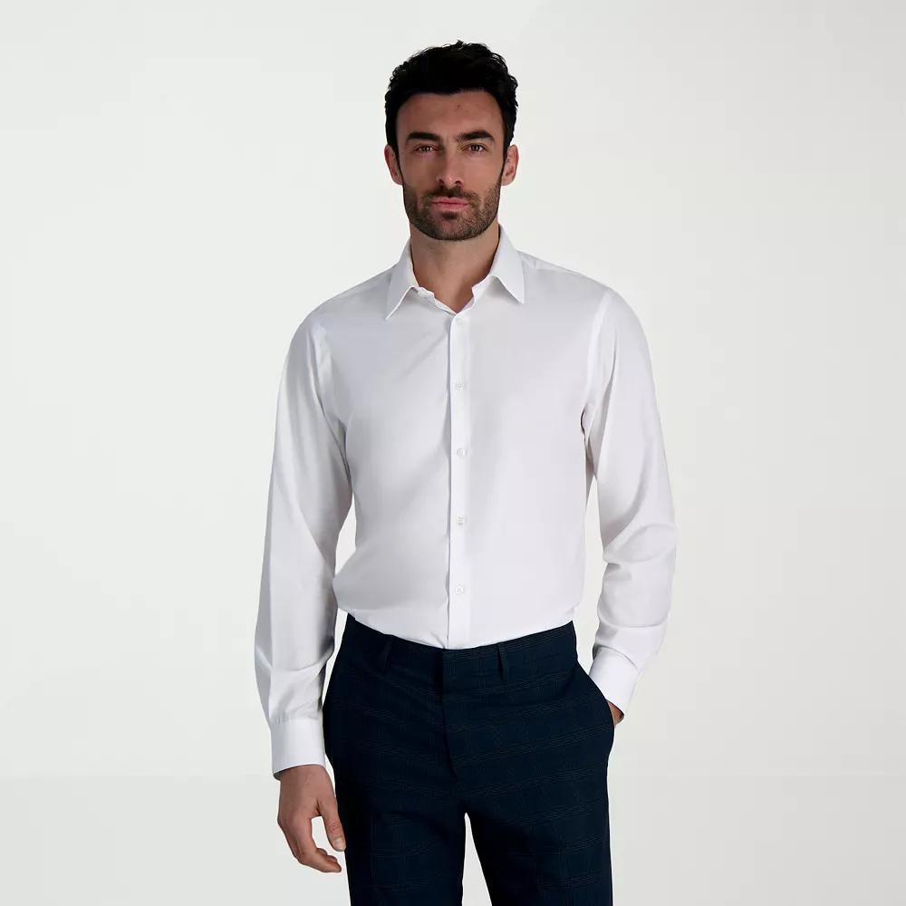 Men's Haggar® Smart Wash® Classic Fit Wrinkle Free Dress Shirt,  Product Image