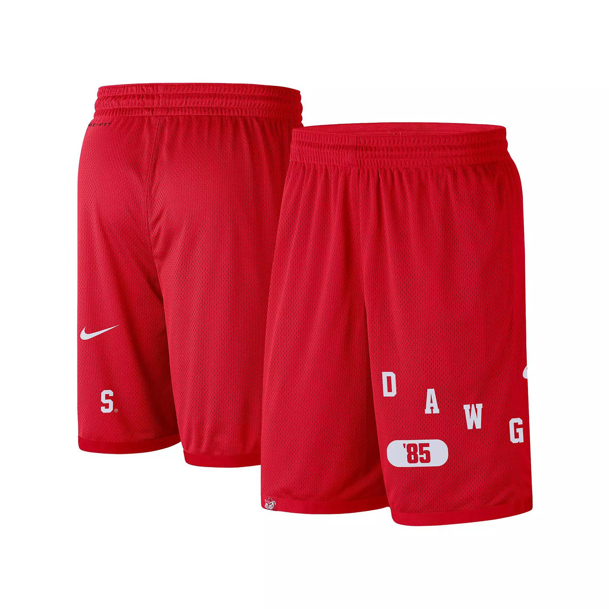 Men's Nike Red Georgia Bulldogs Wordmark Performance Shorts,  Product Image