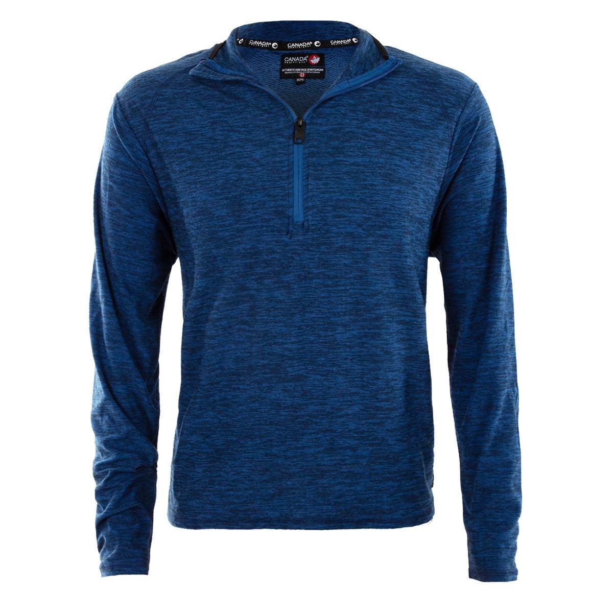 Canada Weather Gear Men's Supreme Soft Space Dye 1/4 Zip Pullover Product Image